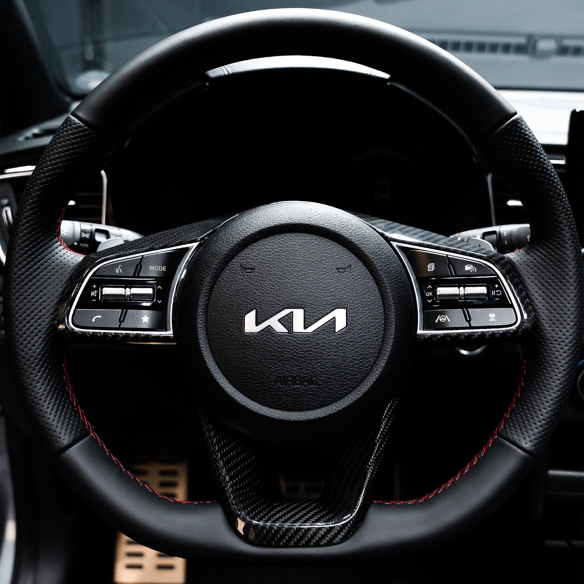 NTECHNIKS Carbon Lenkradspange für Kia Ceed/Proceed GT NTECHNIKS