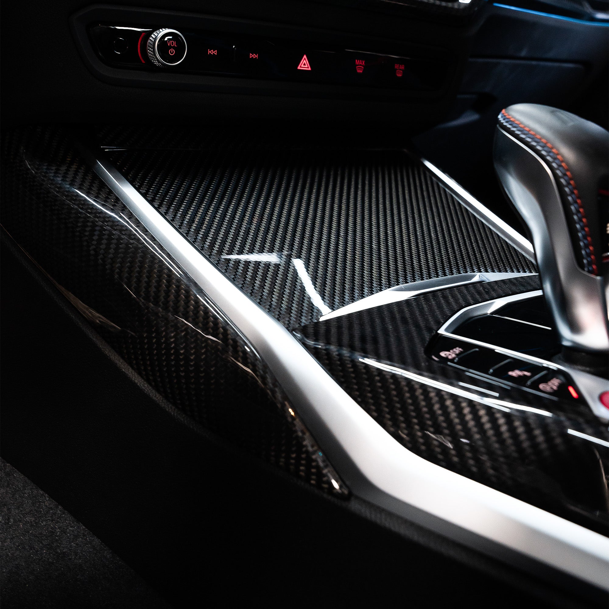 Carbon Seitenblenden Mittelkonsole für BMW M2/M3/M4 (G80/G82/G87/G20/G42) FLOW DOWN®