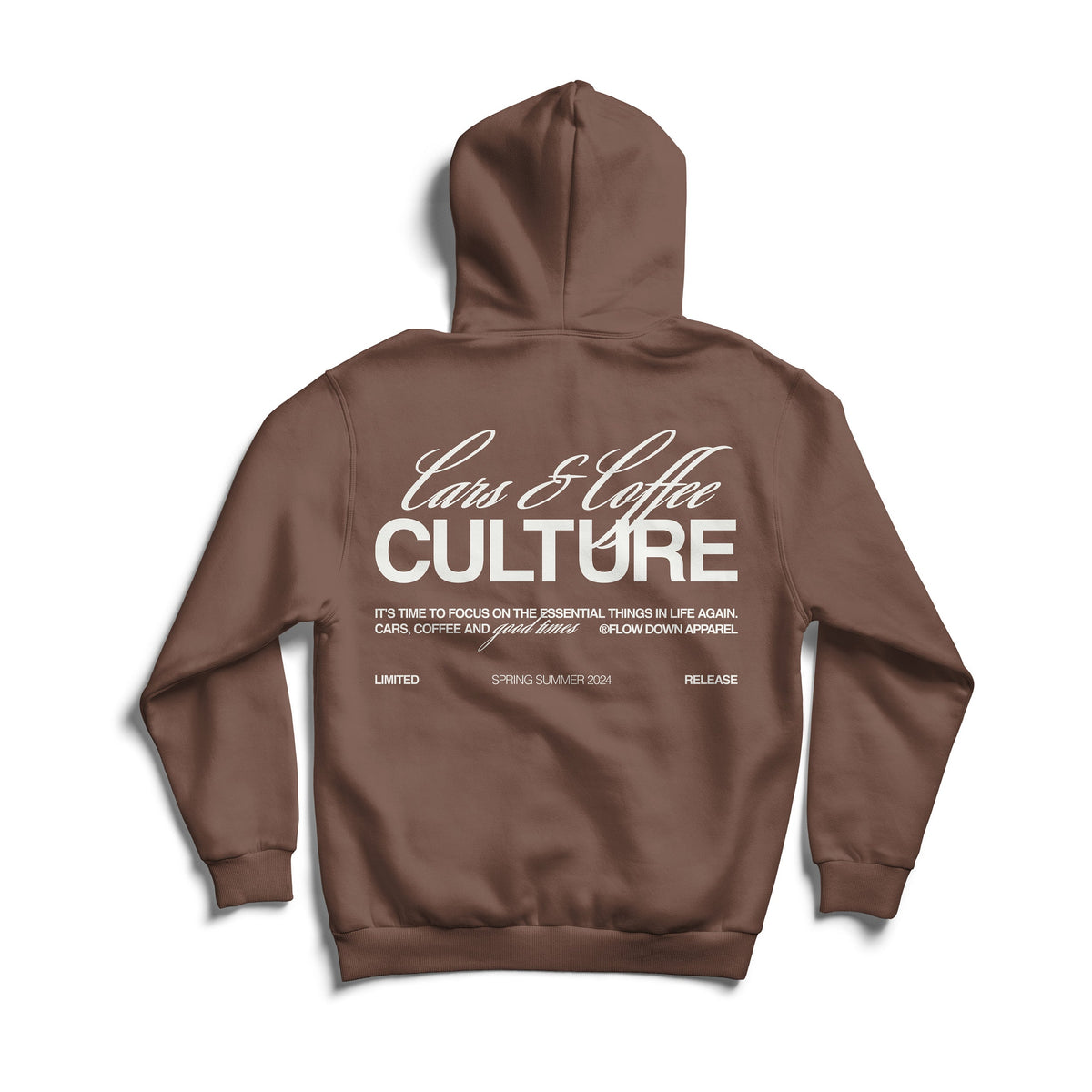 SPRING SUMMER 24 Oversize Hoodie 450gsm FLOW DOWN®