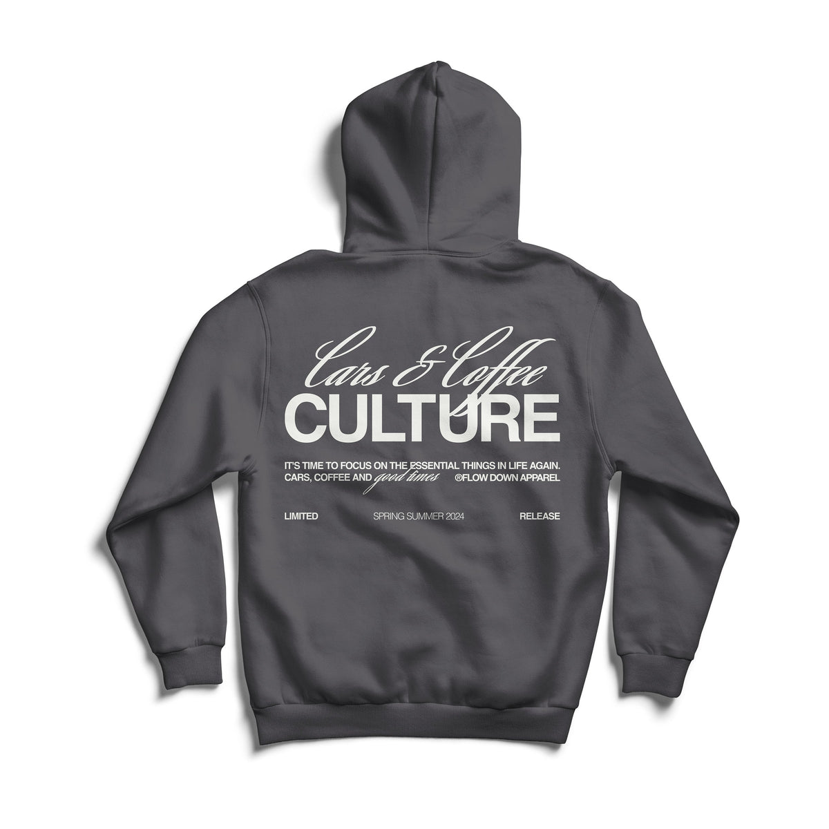 SPRING SUMMER 24 Oversize Hoodie 450gsm FLOW DOWN®