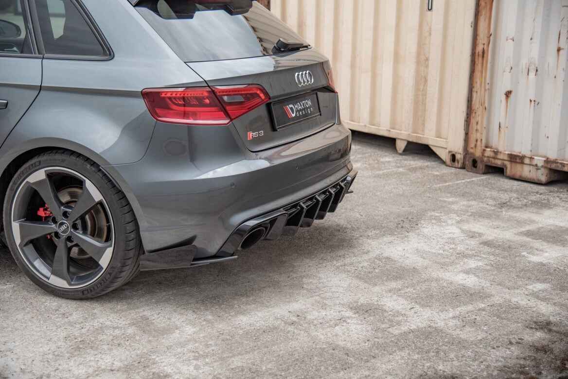 Hintere Seiten Flaps für Audi RS3 8V Sportback Maxton Design
