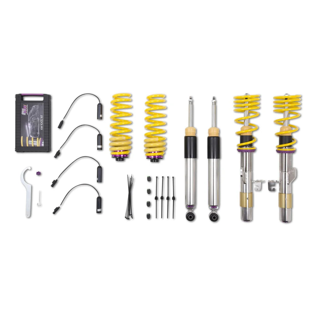 KW Gewindefahrwerk V3 inox für AUDI RS3 8V mit-elektr.-Dämpferregelung KW Suspension