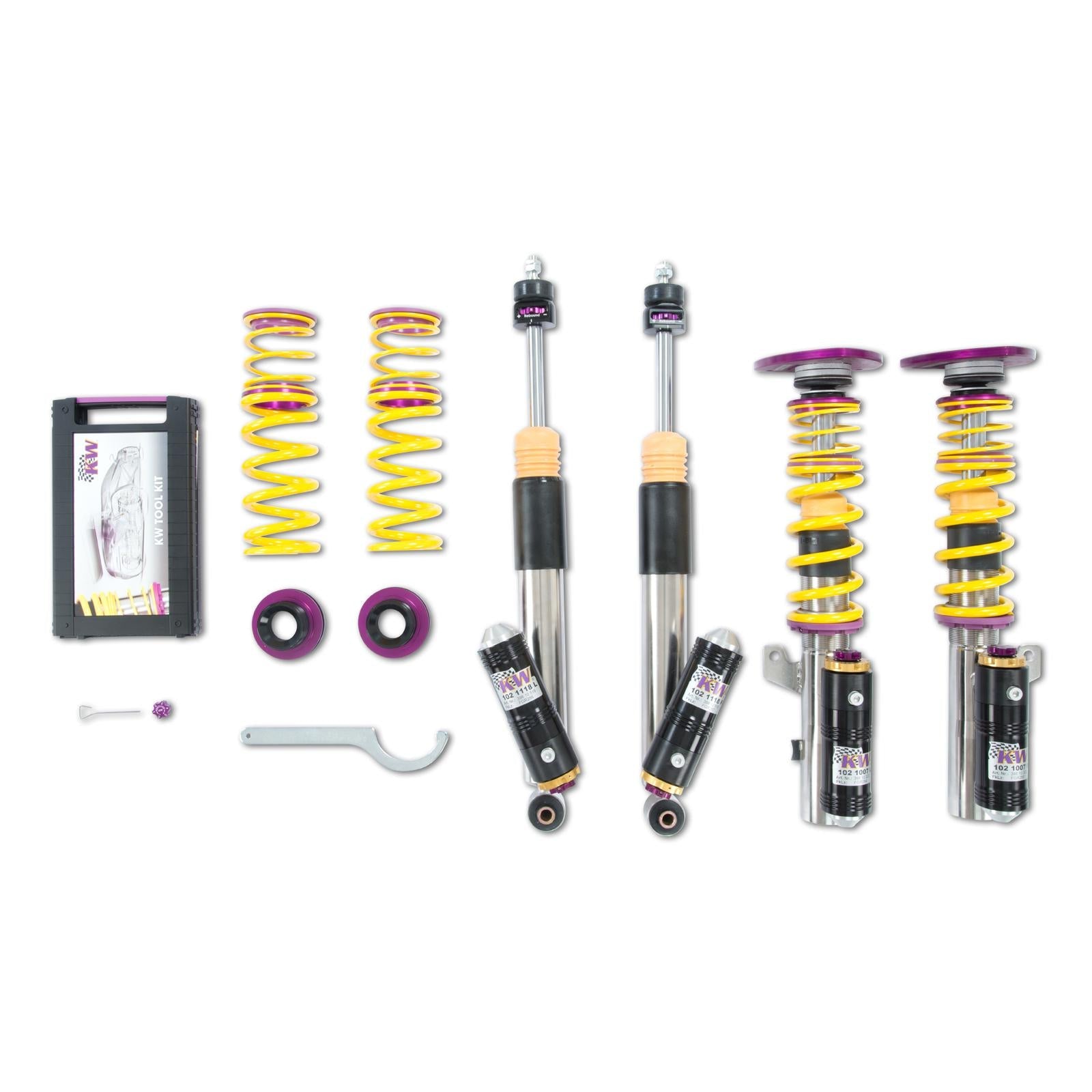 KW Gewindefahrwerk V3 Clubsport inkl. Stützlager für Hyundai i30N KW Suspension