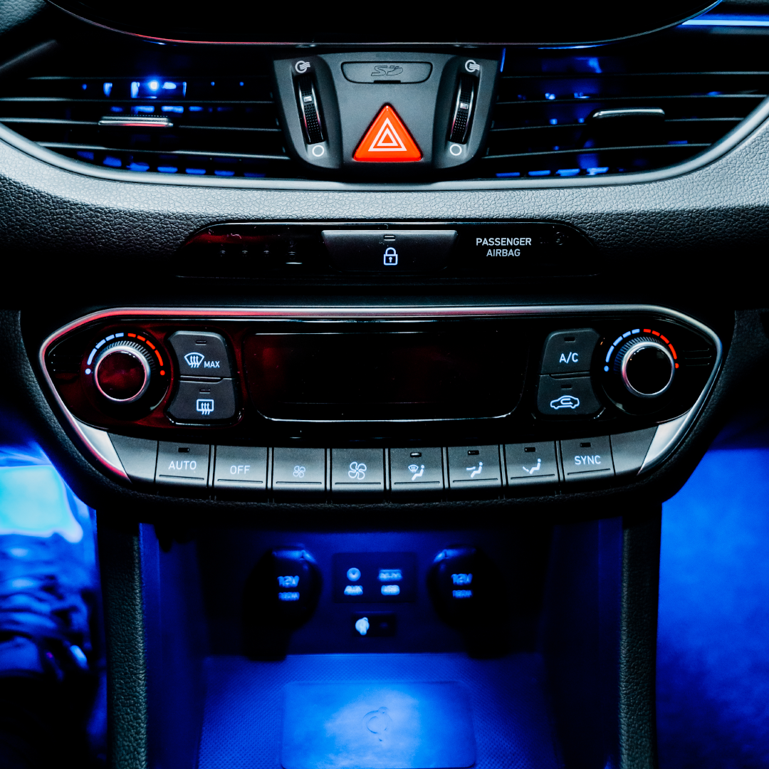 FLOW DOWN® Ambientebeleuchtung 2.0 Nachrüstung für Hyundai I20N FLOW DOWN®