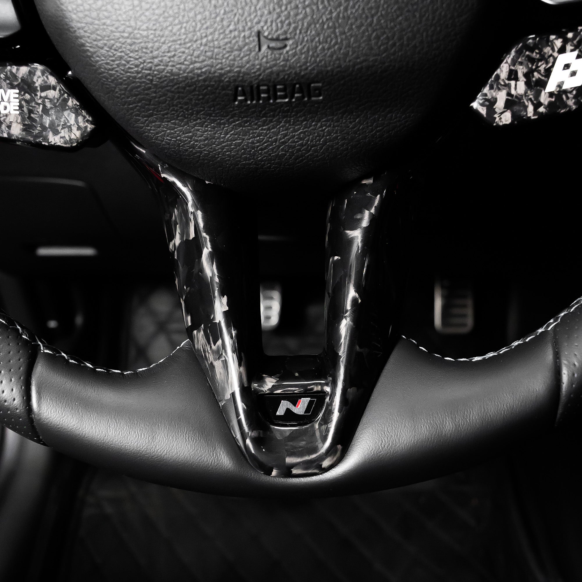 Carbon Lenkradspange für Hyundai I20N/I30N/Kona N NTECHNIKS