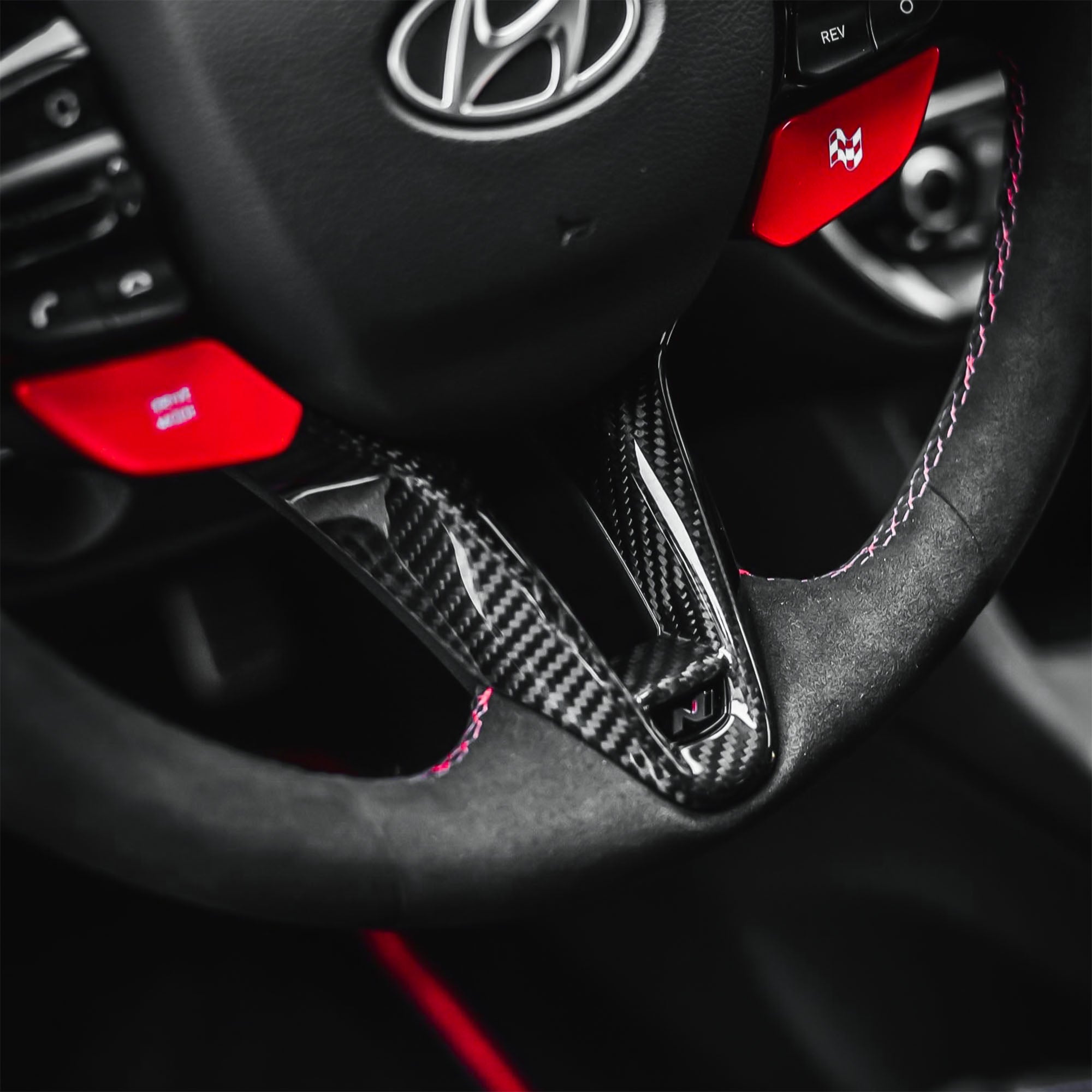 Carbon Lenkradspange für Hyundai I20N/I30N/Kona N NTECHNIKS