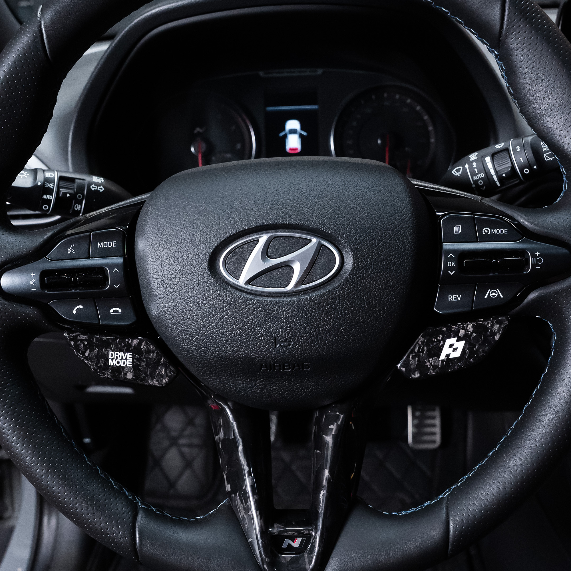 NTECHNIKS Carbon Drive Mode Buttons für Hyundai I20N/I30N/Kona N NTECHNIKS