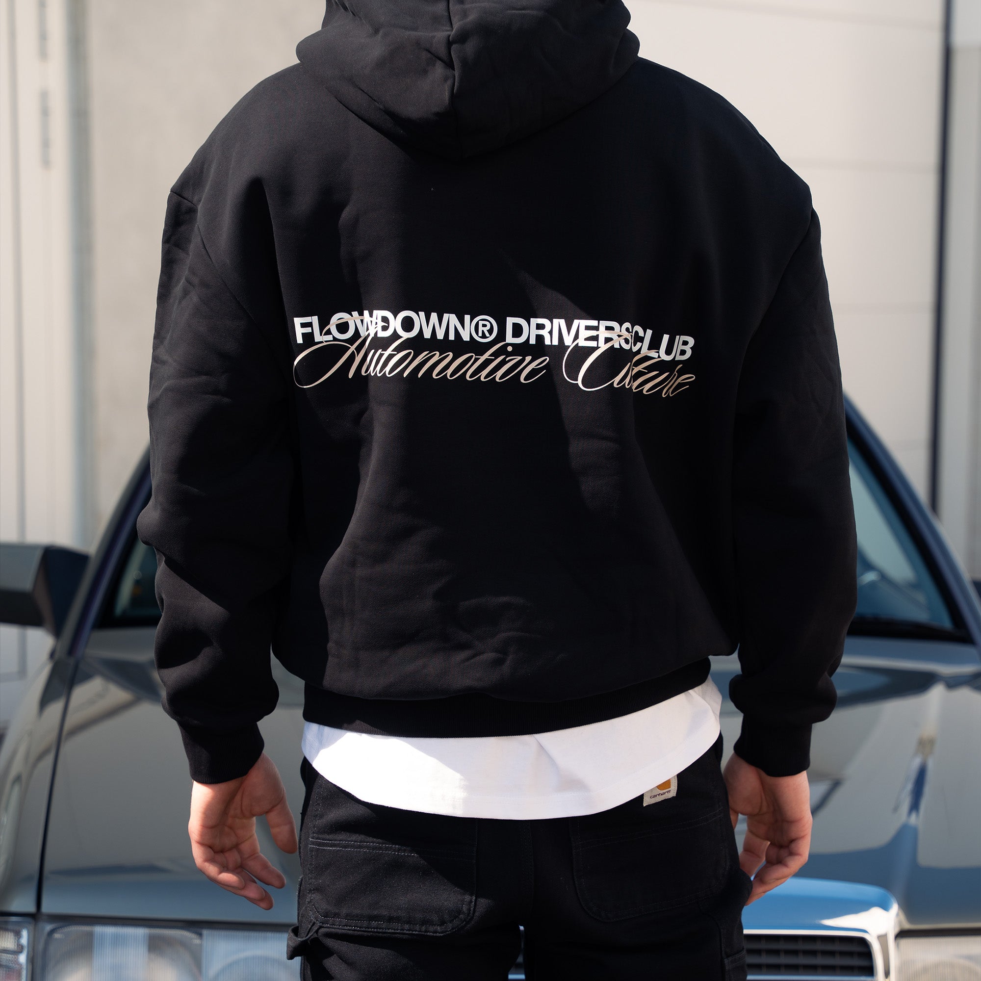 FLOW DOWN DRIVERS CLUB Oversize Hoodie 500gsm FLOW DOWN®
