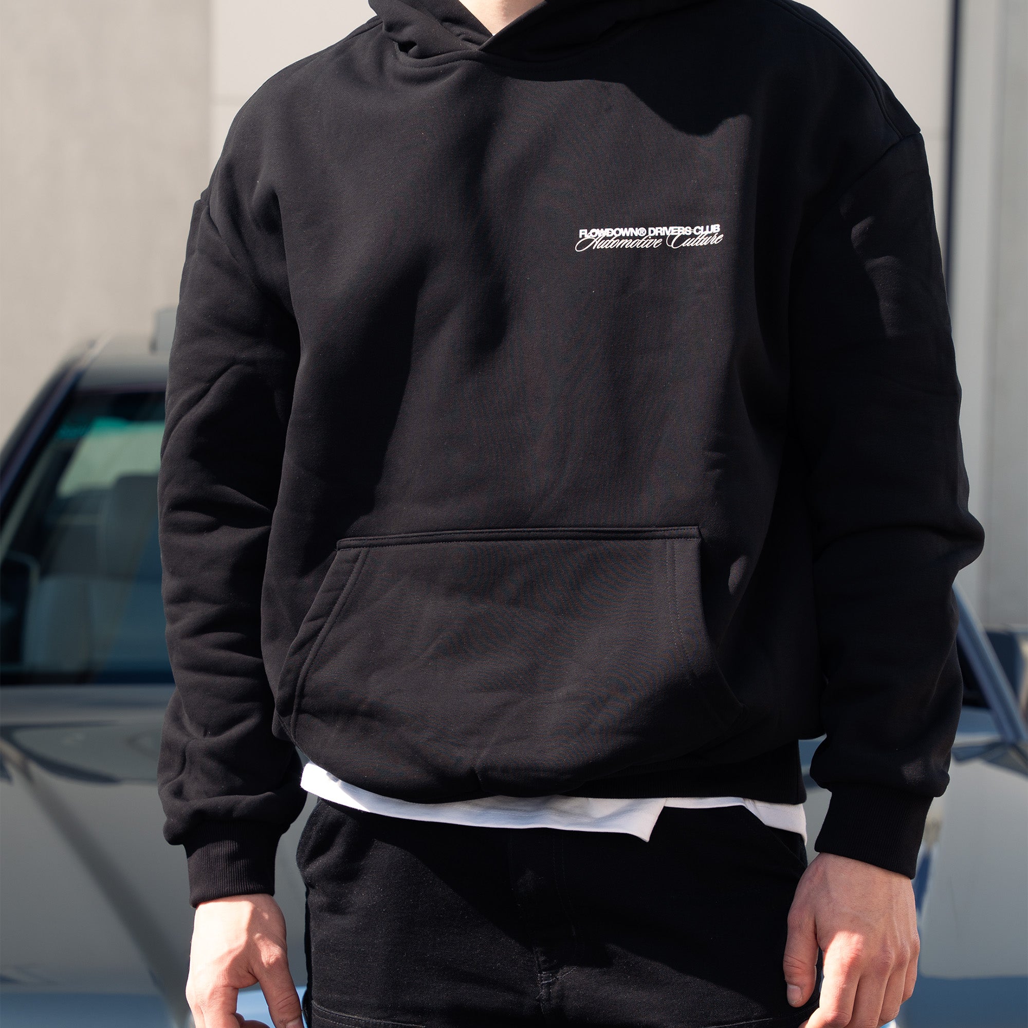 FLOW DOWN DRIVERS CLUB Oversize Hoodie 500gsm FLOW DOWN®