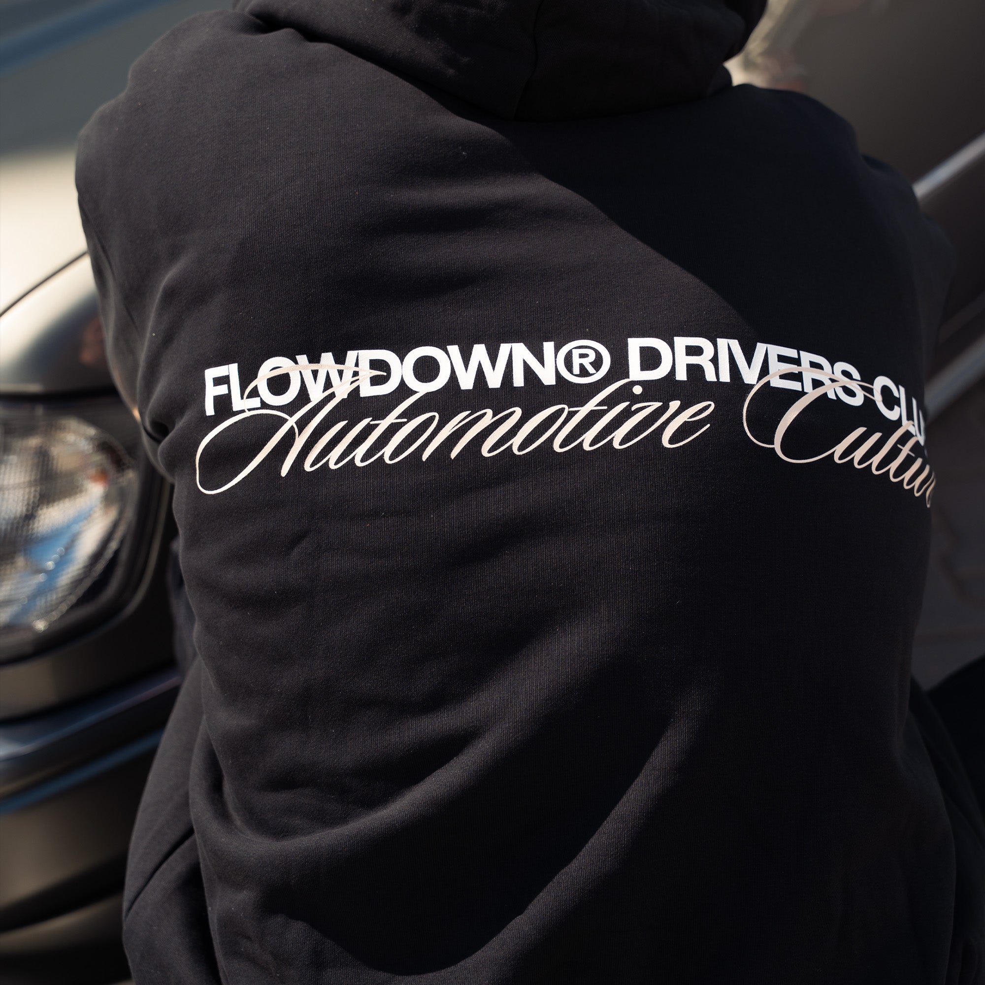 FLOW DOWN DRIVERS CLUB Oversize Hoodie 500gsm FLOW DOWN®