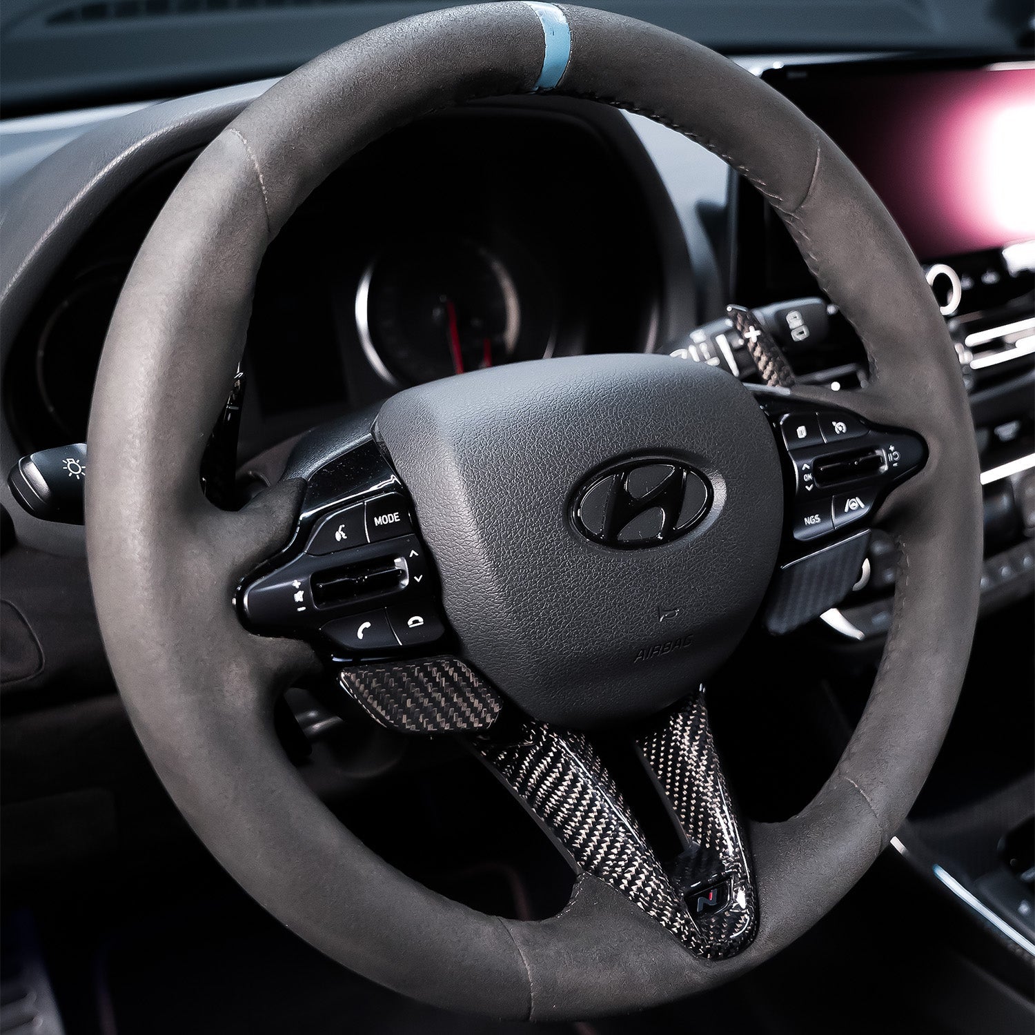 NTECHNIKS Carbon Schaltwippen für Hyundai I30N Fl / Kona N NTECHNIKS