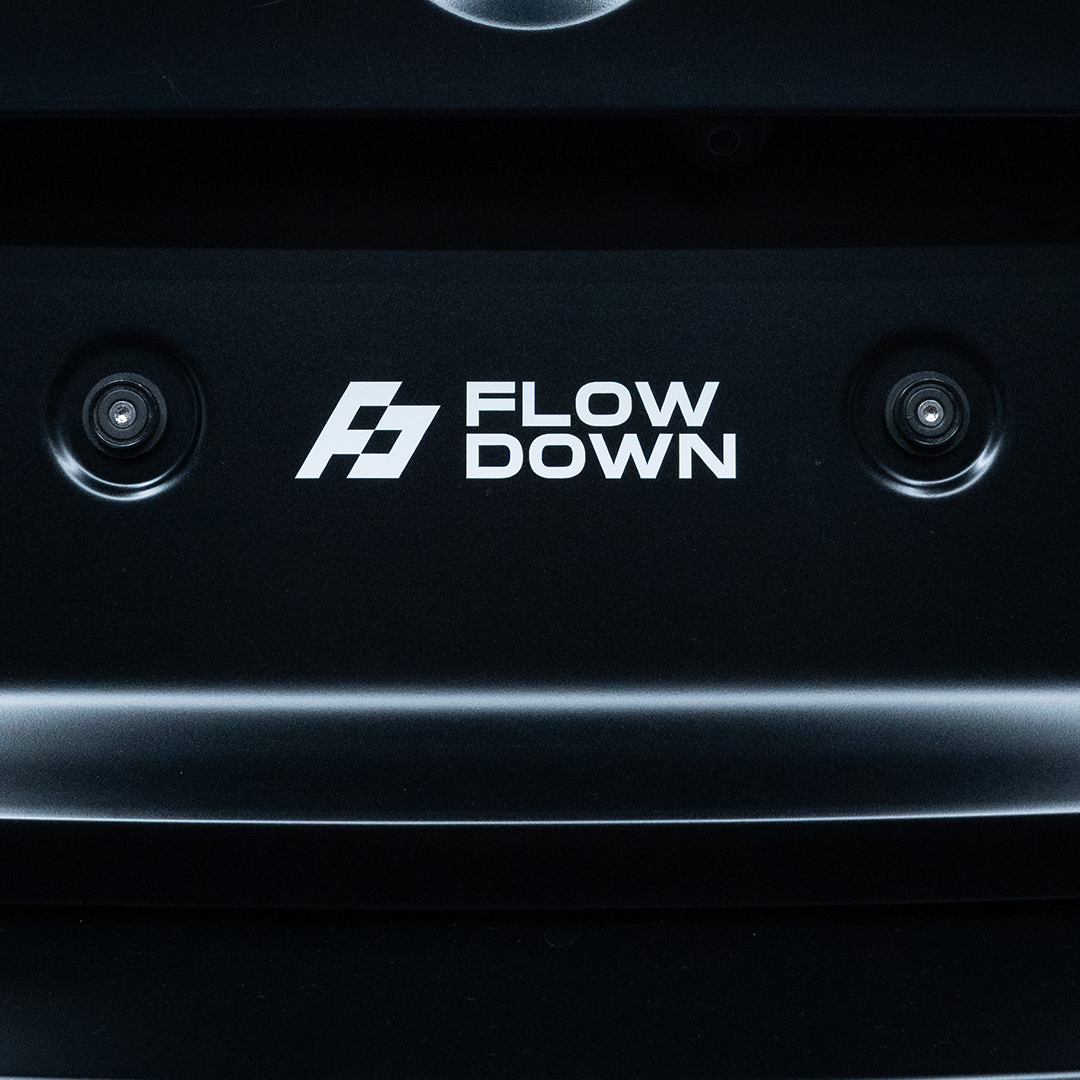 FLOW DOWN® STICKER KENNZEICHENMULDE   FLOW DOWN®
