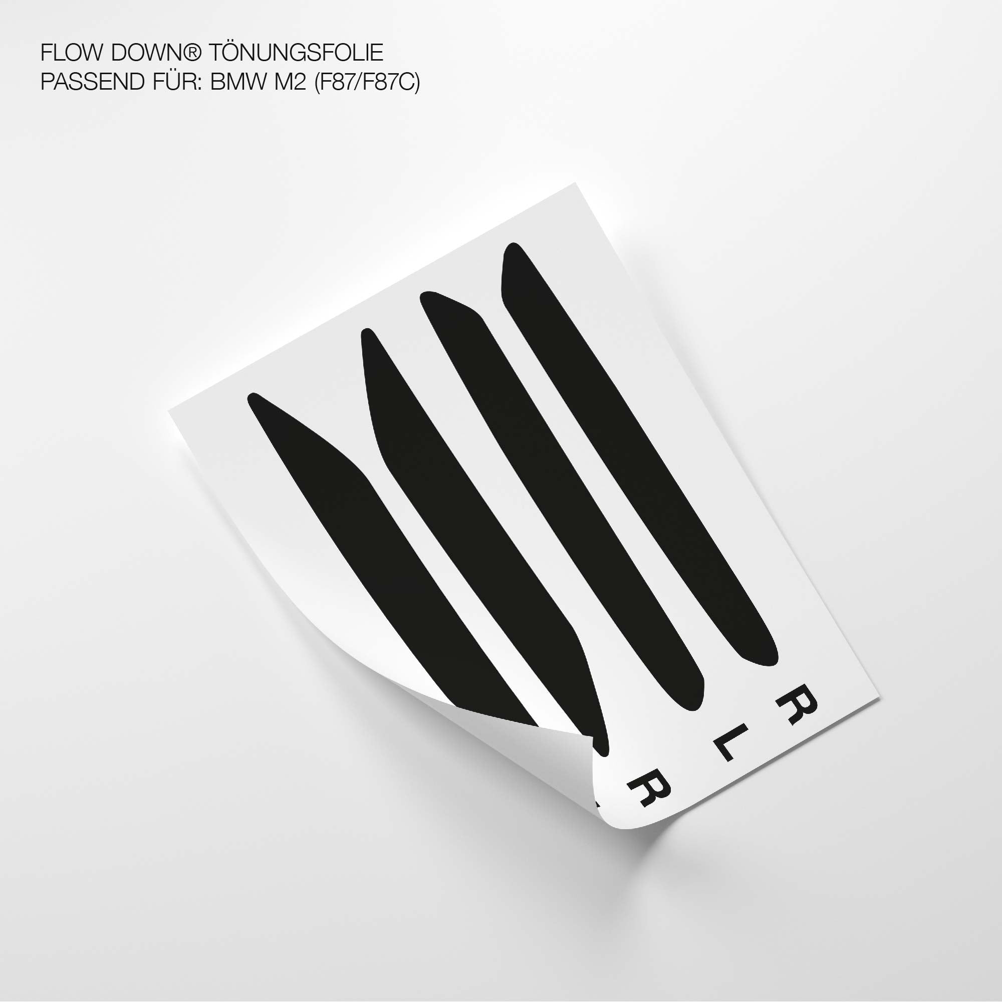 FLOW DOWN® Tönungsfolie für Rückleuchten & Reflektoren für BMW M2 (F87/F87C) FLOW DOWN®