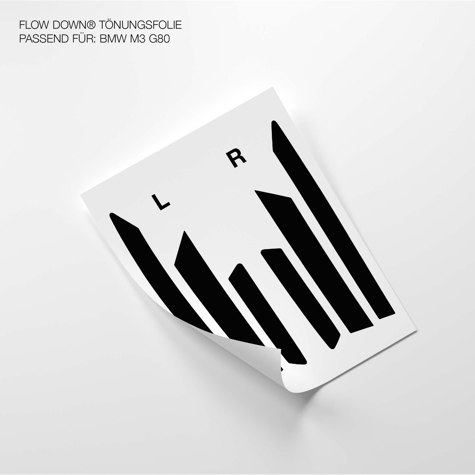 FLOW DOWN® Tönungsfolie für Rückleuchten & Reflektoren für BMW M3 G80 FLOW DOWN®