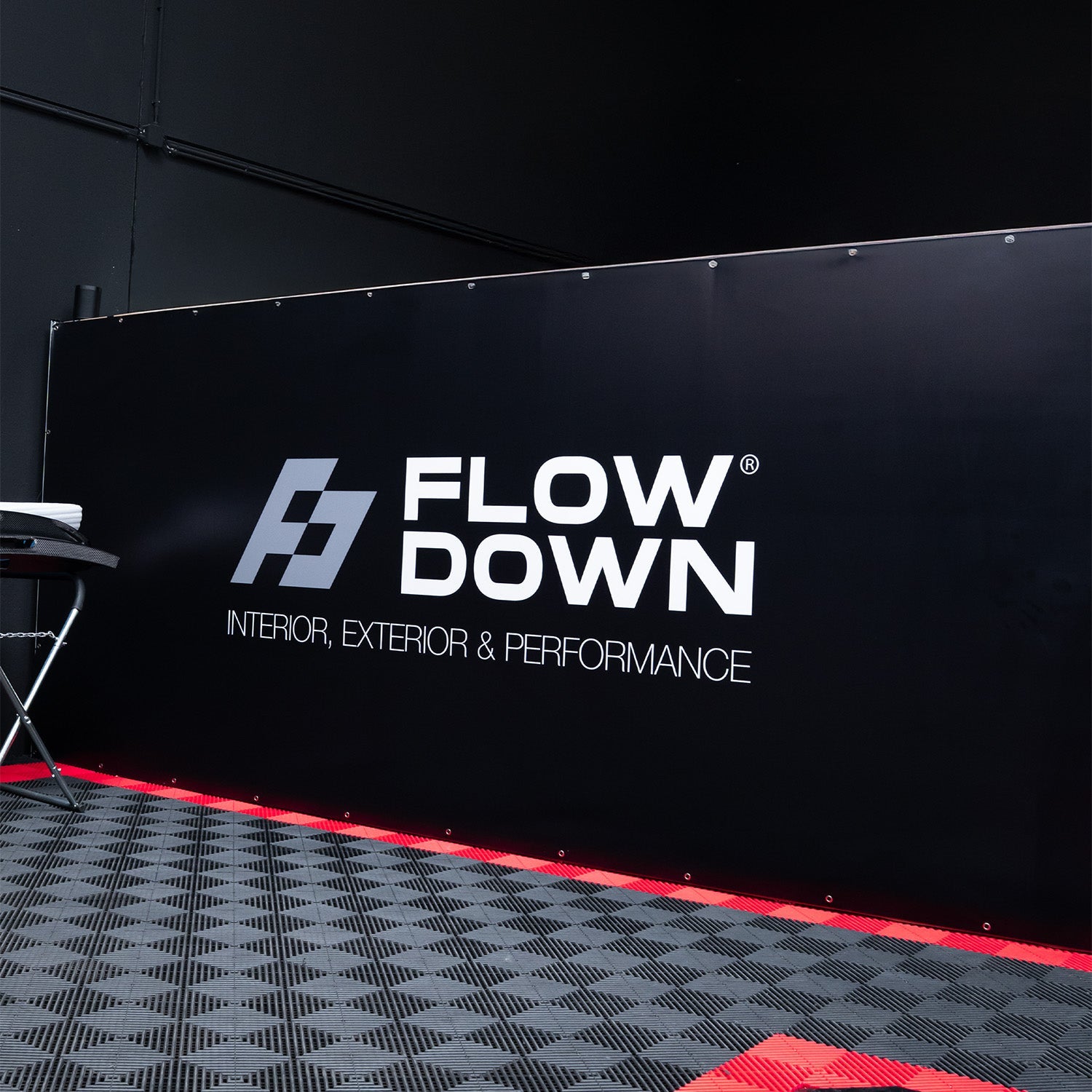 FLOW DOWN WERKSTATTBANNER FLOW DOWN®