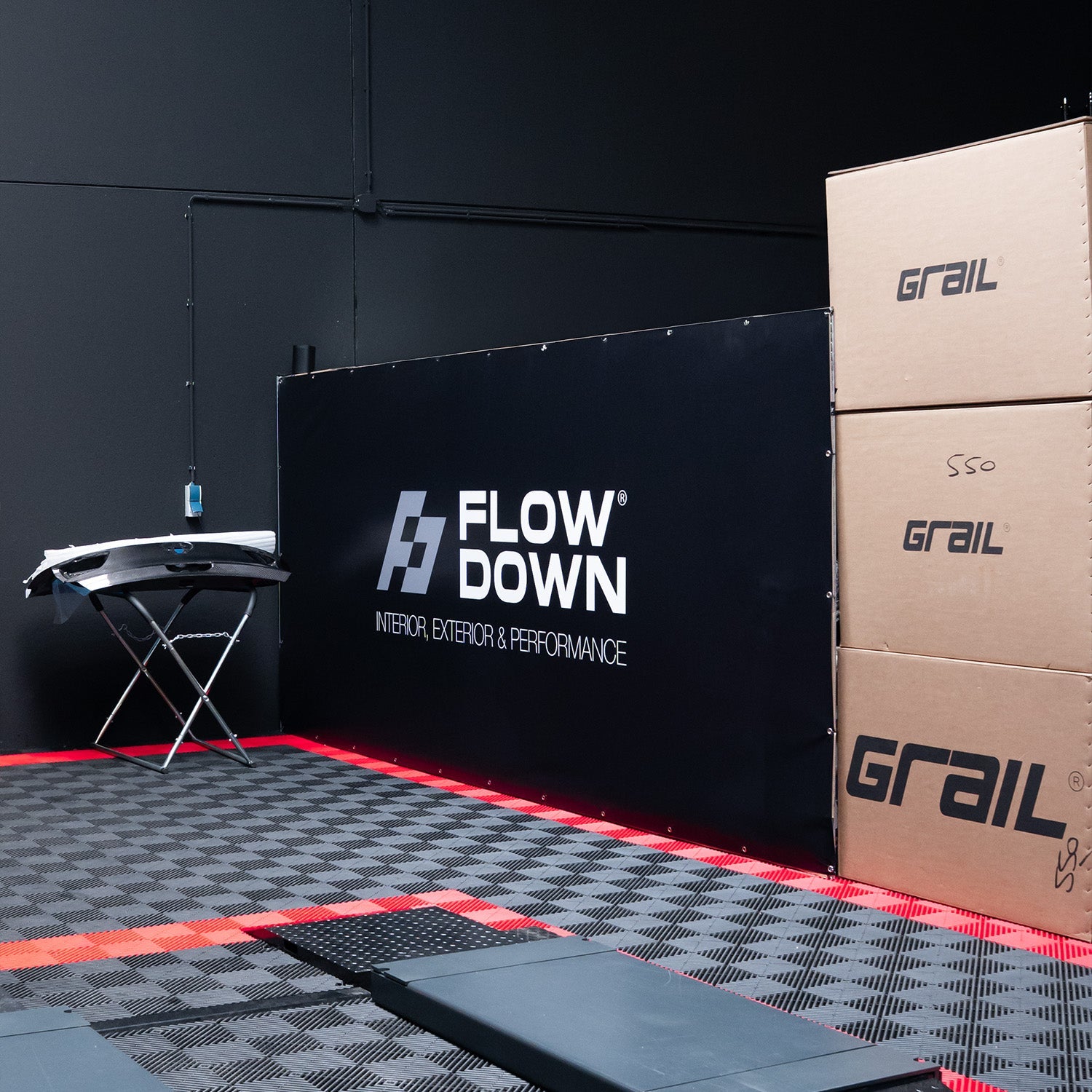 FLOW DOWN WERKSTATTBANNER FLOW DOWN®