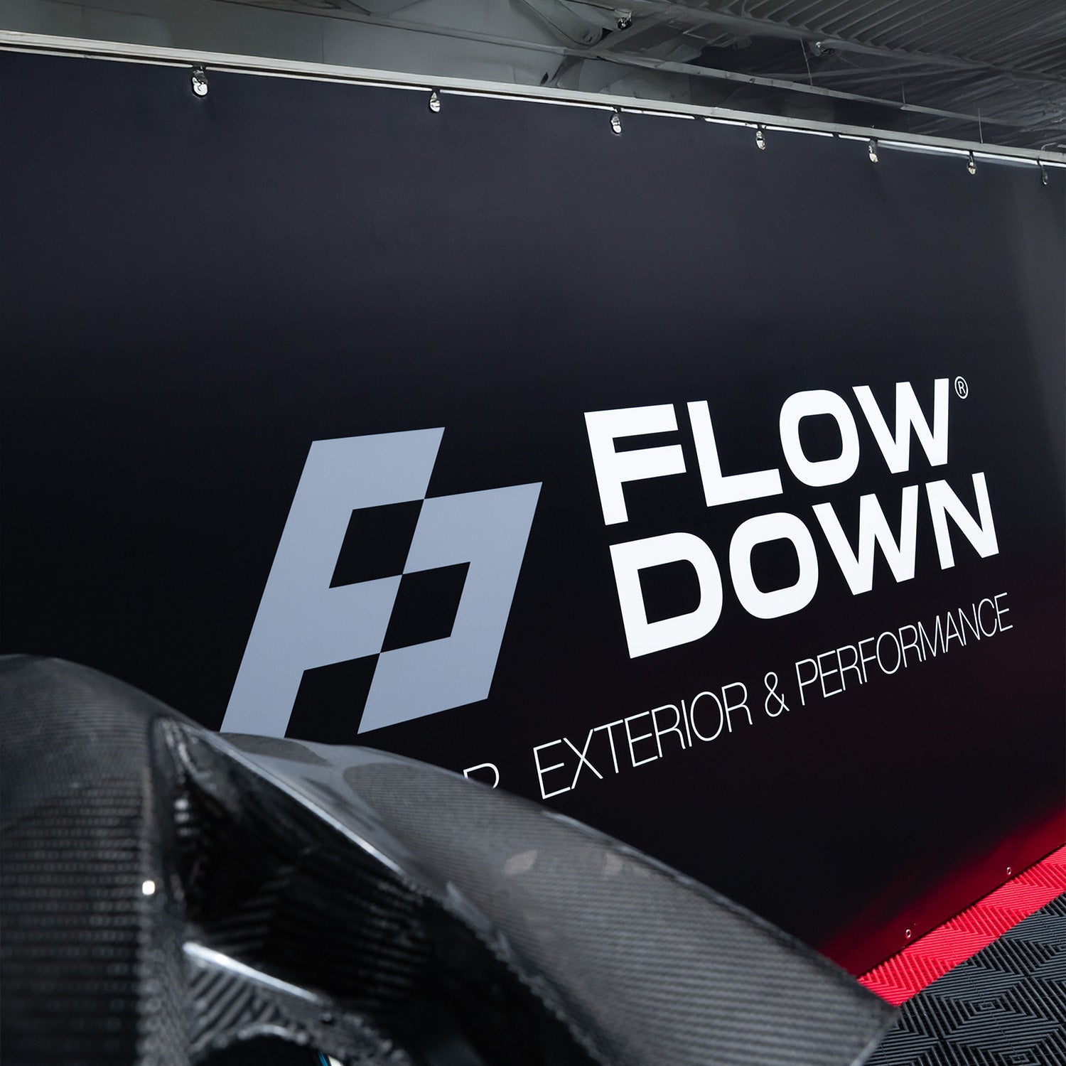 FLOW DOWN WERKSTATTBANNER FLOW DOWN®