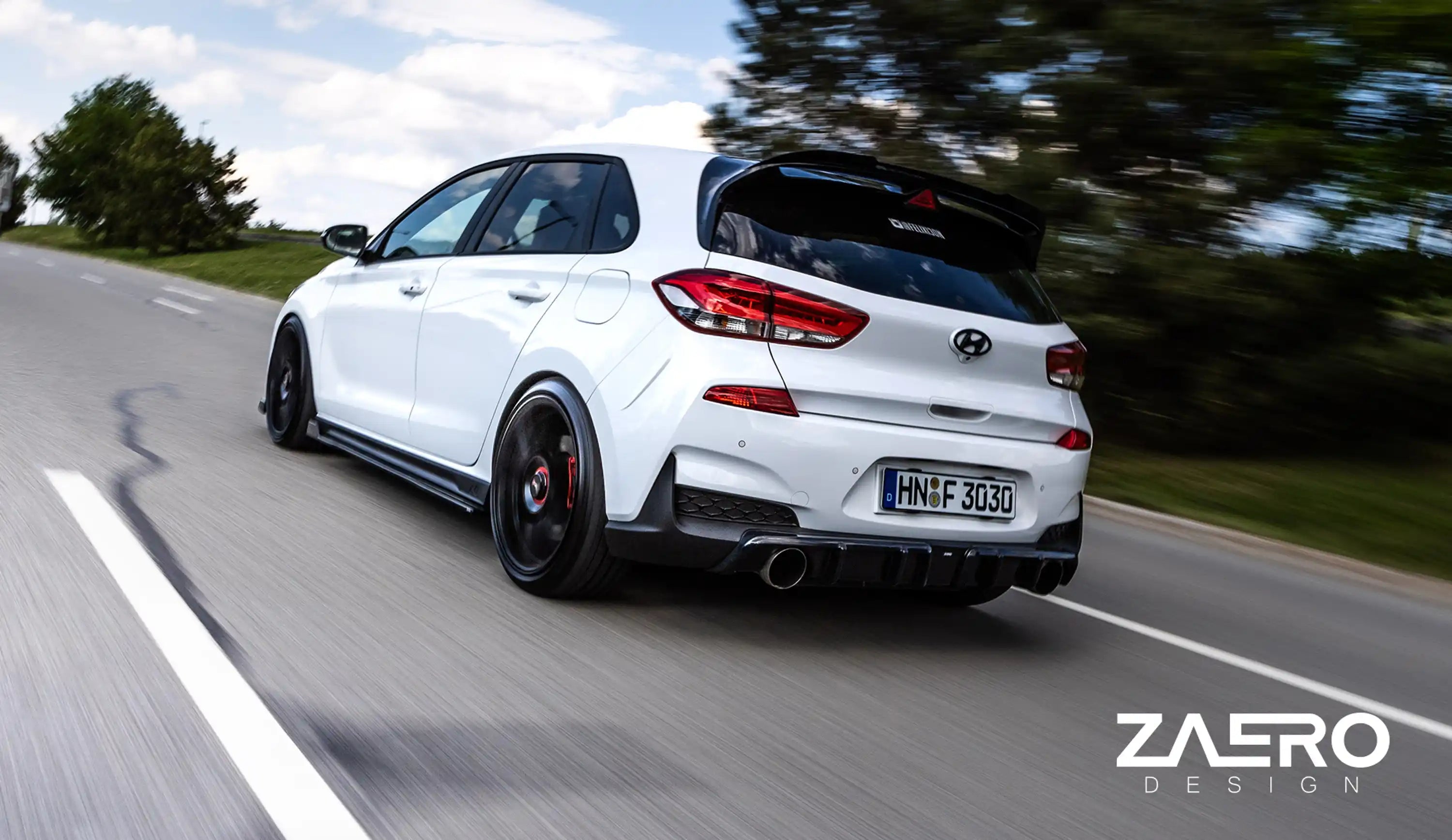 Diffusor für Hyundai I30N Hatchback V.1 Zaero-Design