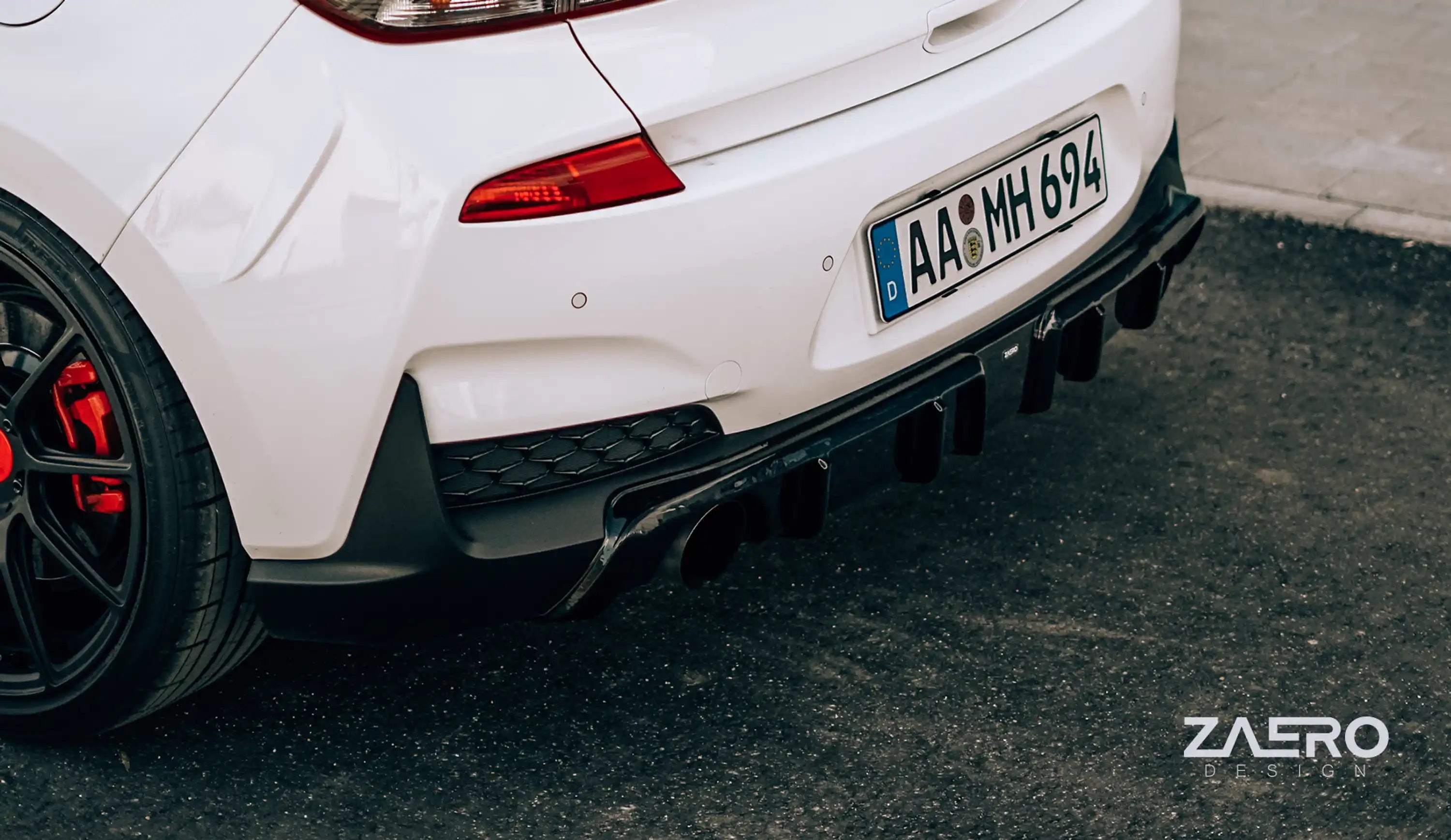 Diffusor für Hyundai I30N Hatchback V.1 Zaero-Design