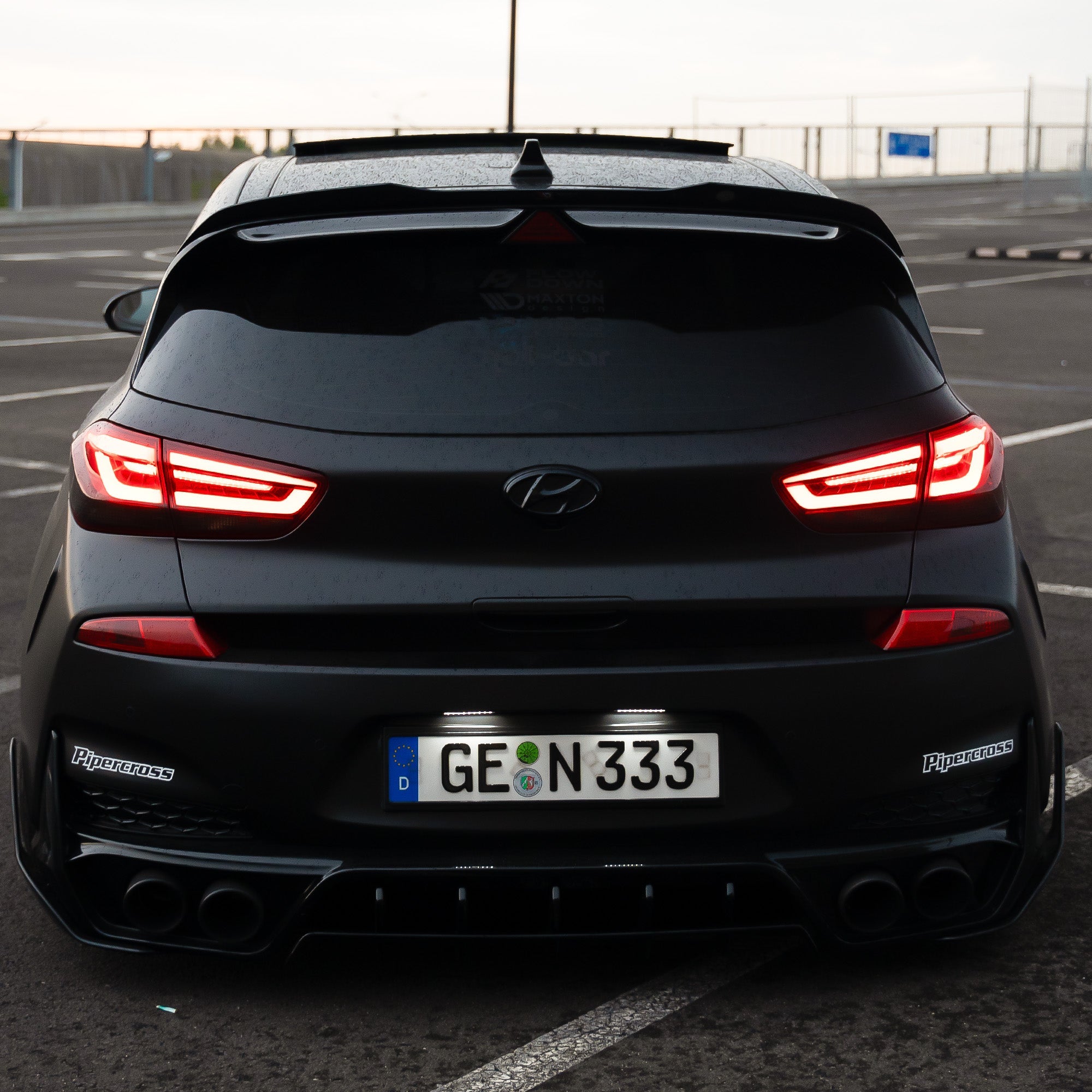 NTECHNIKS Tönungsfolie Rückleuchten für Hyundai I30N FLOW DOWN®