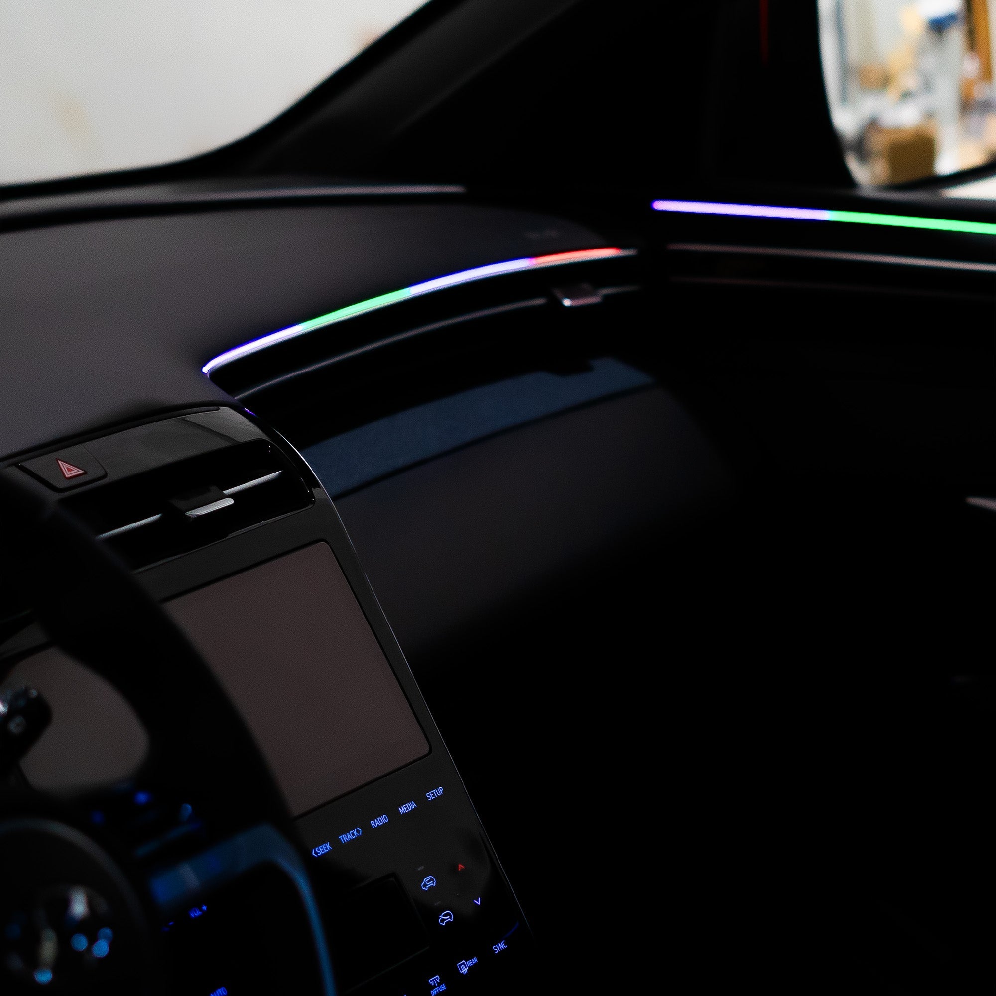 FLOW DOWN® Ambientebeleuchtung 2.0 Nachrüstung für Hyundai Tucson FLOW DOWN®