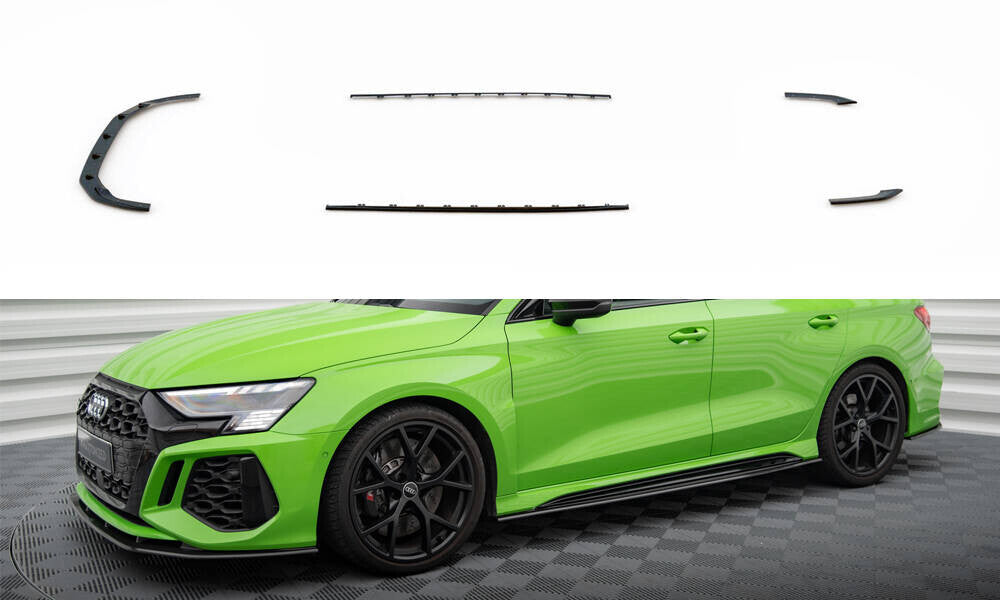 Carbon Bodykit Set Frotnspoiler Seitenschweller Heckansatz für Audi RS3 8Y Limousine Maxton Design