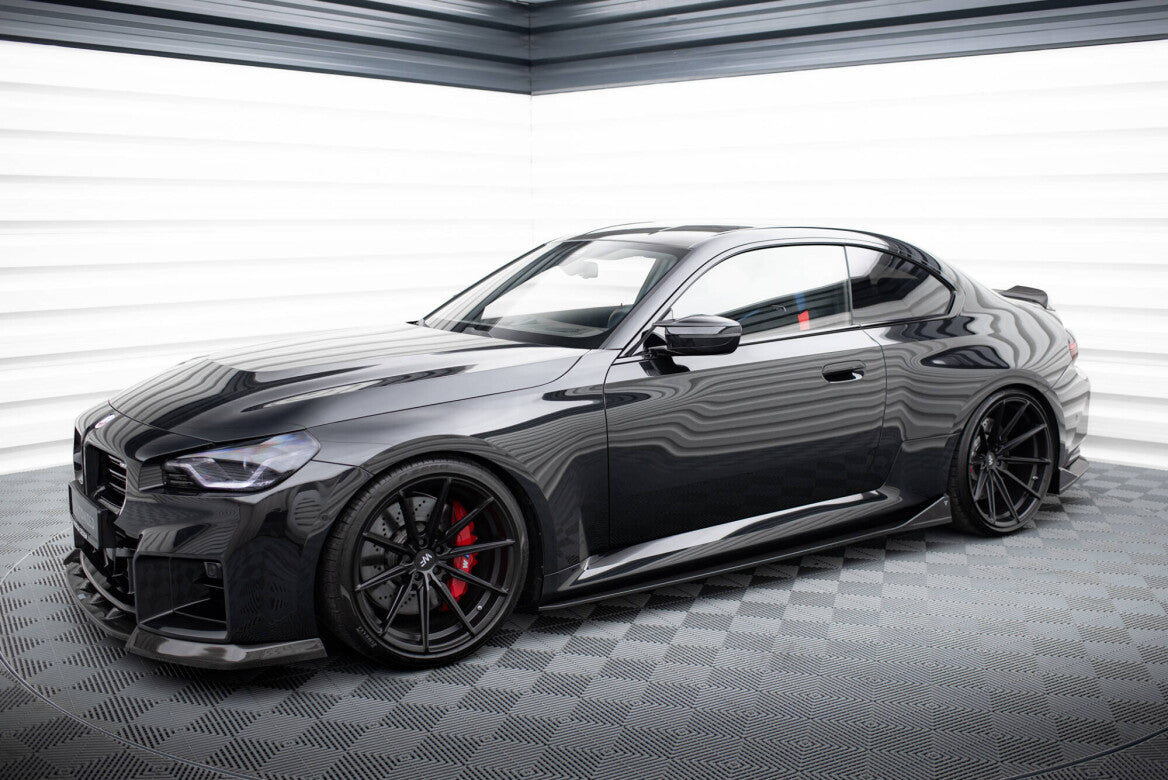 Carbon Bodykit Set Frotnspoiler Seitenschweller Heckansatz für BMW M2 G87 Maxton Design