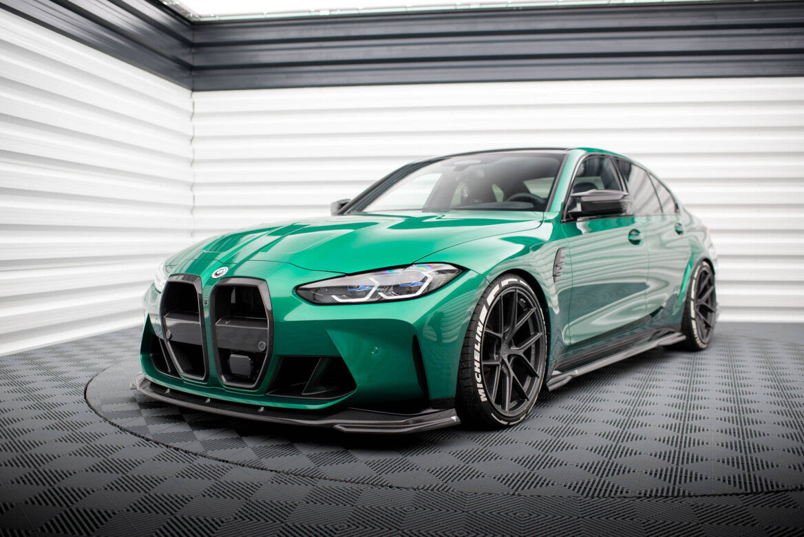 Carbon Bodykit Set Frotnspoiler Seitenschweller Heckansatz für BMW M3 G80 Maxton Design