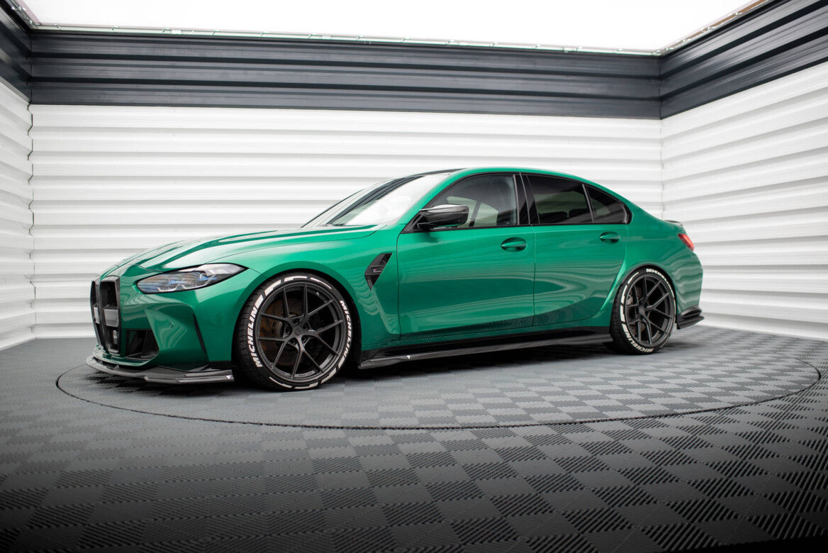 Carbon Bodykit Set Frotnspoiler Seitenschweller Heckansatz für BMW M3 G80 Maxton Design
