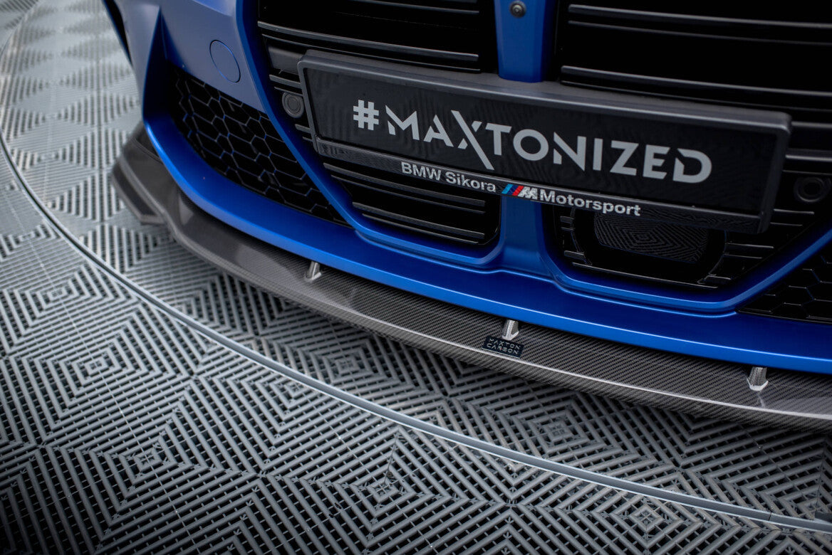 Carbon Bodykit Set Frotnspoiler Seitenschweller Heckansatz für BMW M3 G81 Maxton Design