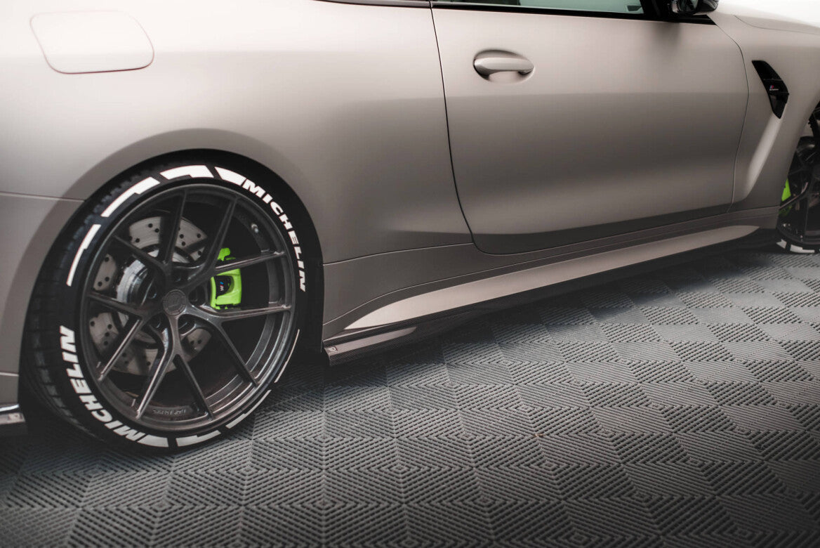 Carbon Bodykit Set Frotnspoiler Seitenschweller Heckansatz für BMW M4 G82 Maxton Design