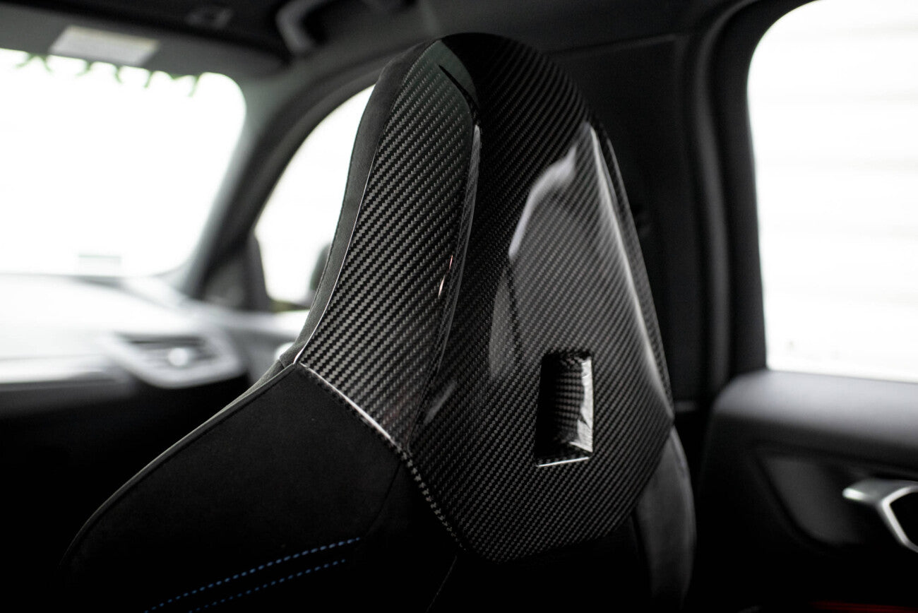 Carbon Kopfstützen Cover für BMW 1er F40 M135i Maxton Design