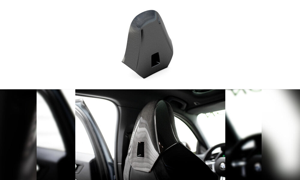 Carbon Kopfstützen Cover für BMW 1er F40 M135i Maxton Design