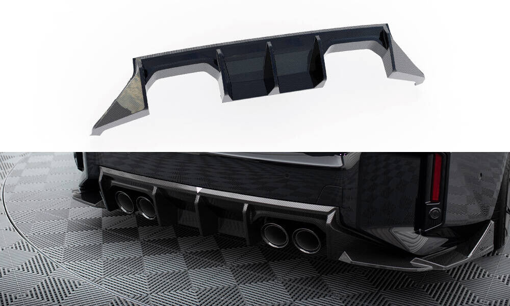 Carbon Fiber Heck Ansatz Diffusor für BMW M2 G87 Maxton Design