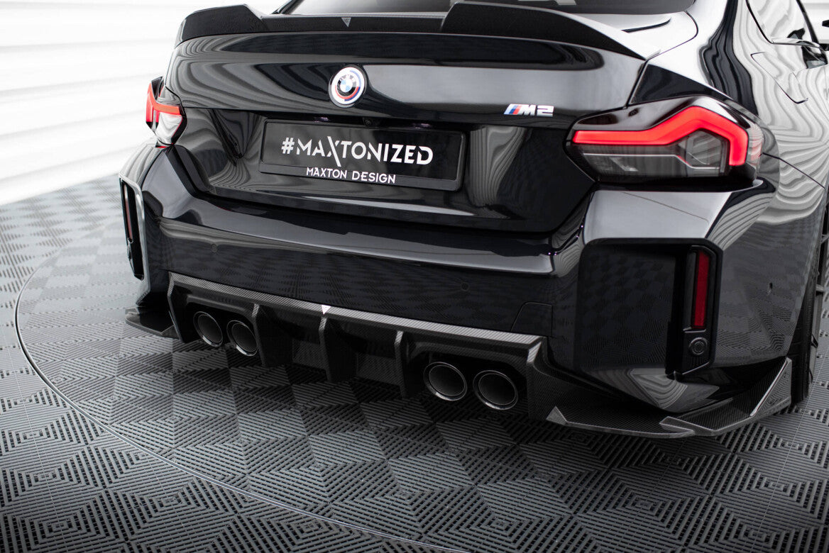 Carbon Fiber Heck Ansatz Diffusor für BMW M2 G87 Maxton Design