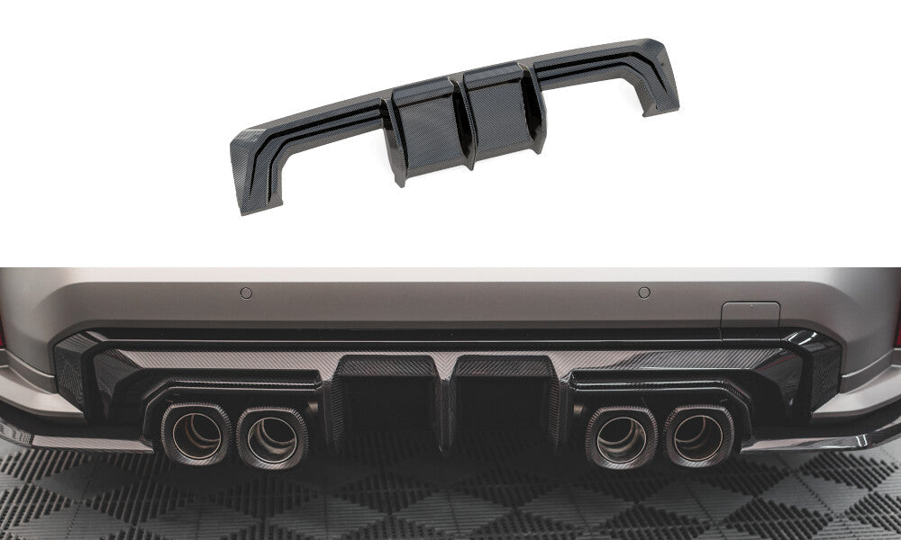 Carbon Fiber Heck Ansatz Diffusor für BMW M4 G82 / M3 G80 Maxton Design