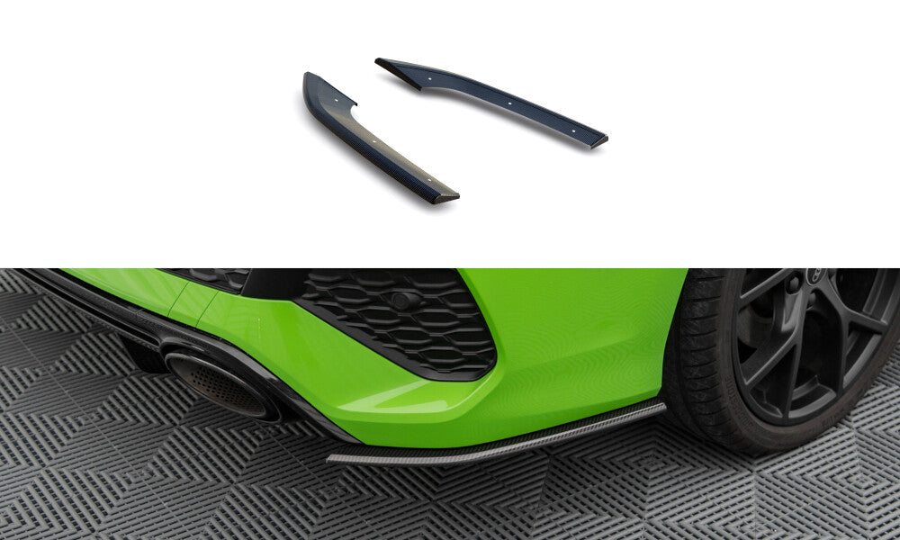 Carbon Fiber Heck Ansatz Flaps Diffusor für Audi RS3 Limousine 8Y Maxton Design