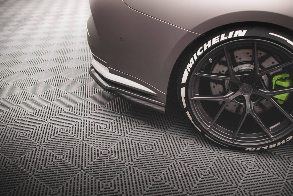 Carbon Fiber Heck Ansatz Flaps Diffusor für BMW M4 G82 Maxton Design