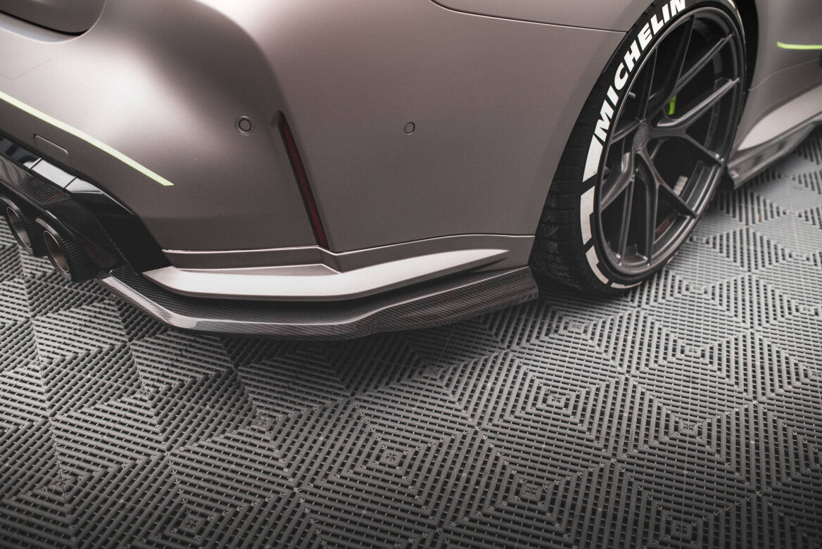 Carbon Fiber Heck Ansatz Flaps Diffusor für BMW M4 G82 Maxton Design