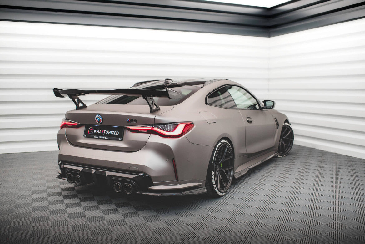 Carbon Fiber Heck Ansatz Flaps Diffusor für BMW M4 G82 Maxton Design
