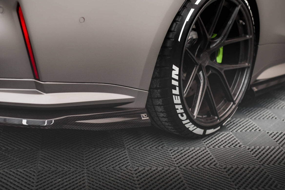 Carbon Fiber Heck Ansatz Flaps Diffusor für BMW M4 G82 Maxton Design