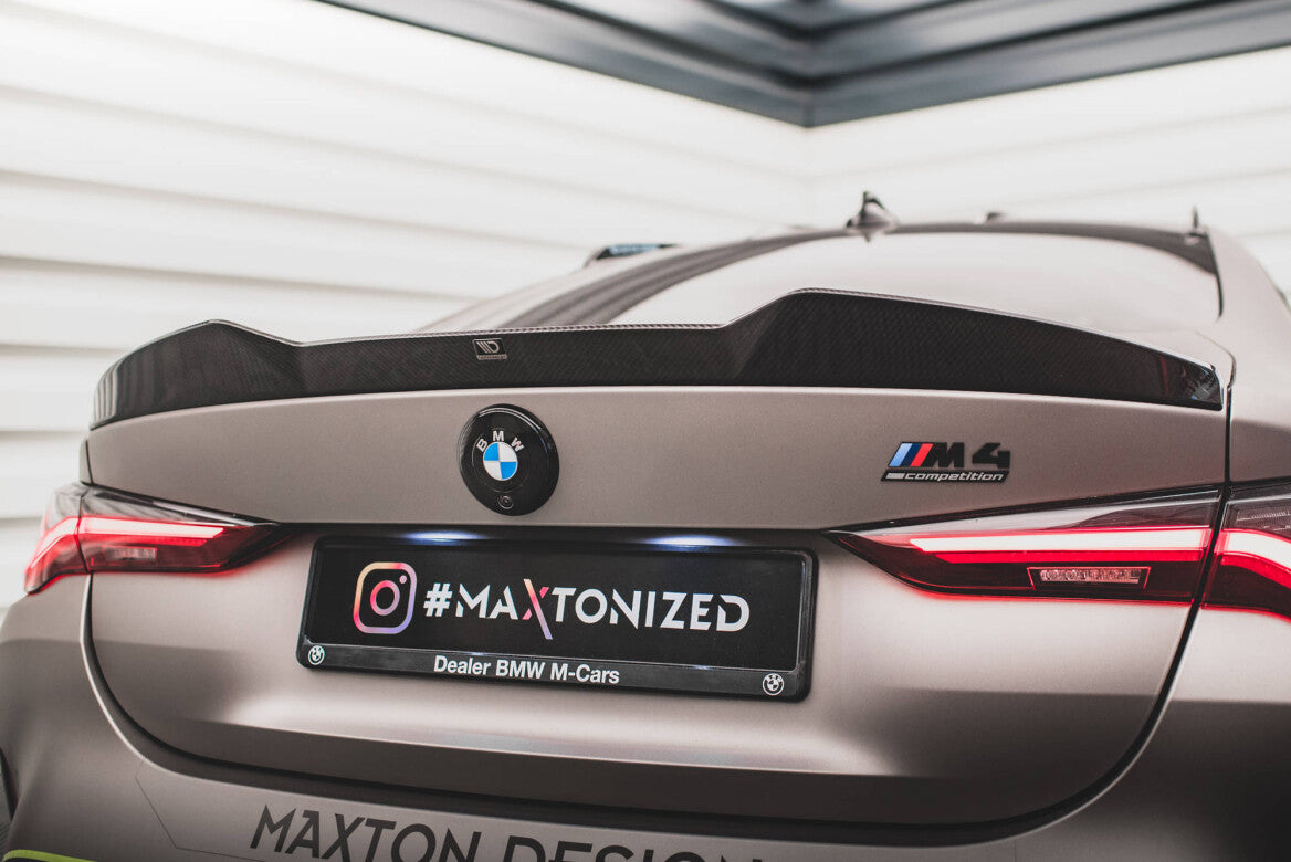 Carbon Fiber Heckklappen Spoiler für BMW M4 G82 / M440i G22 / 4 M-Pack G22 Maxton Design
