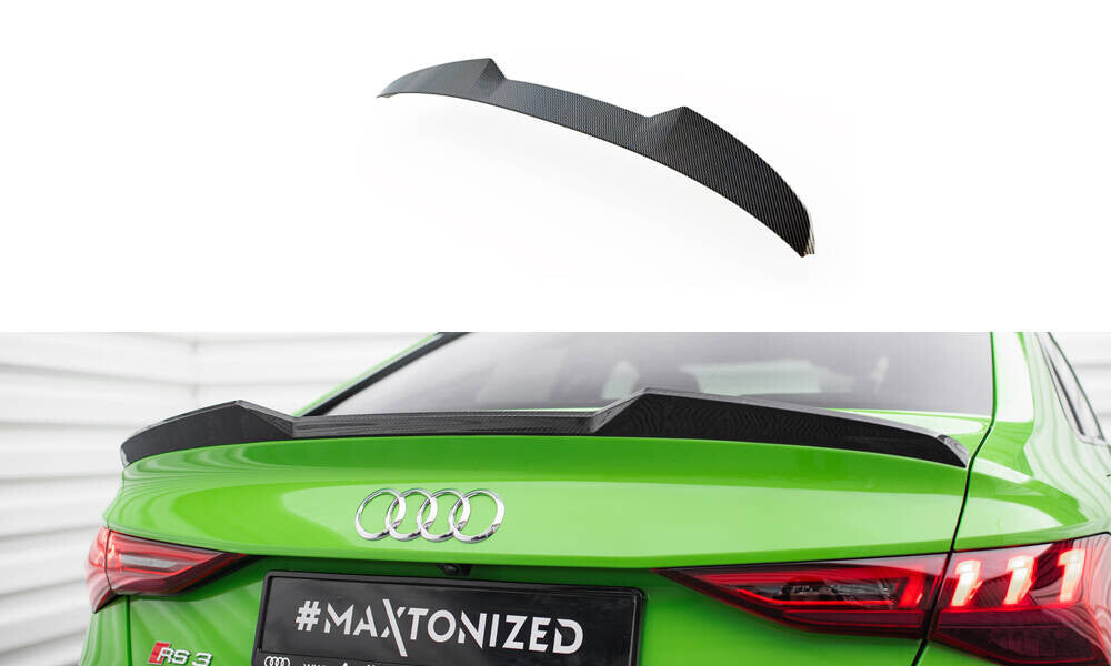 Carbon Fiber Heckklappenspoiler für Audi RS3 Limousine 8Y Maxton Design