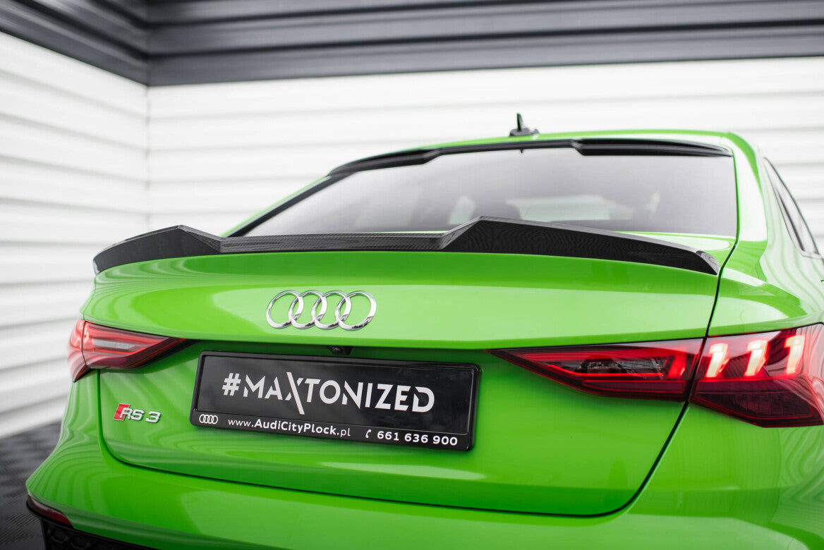 Carbon Fiber Heckklappenspoiler für Audi RS3 Limousine 8Y Maxton Design