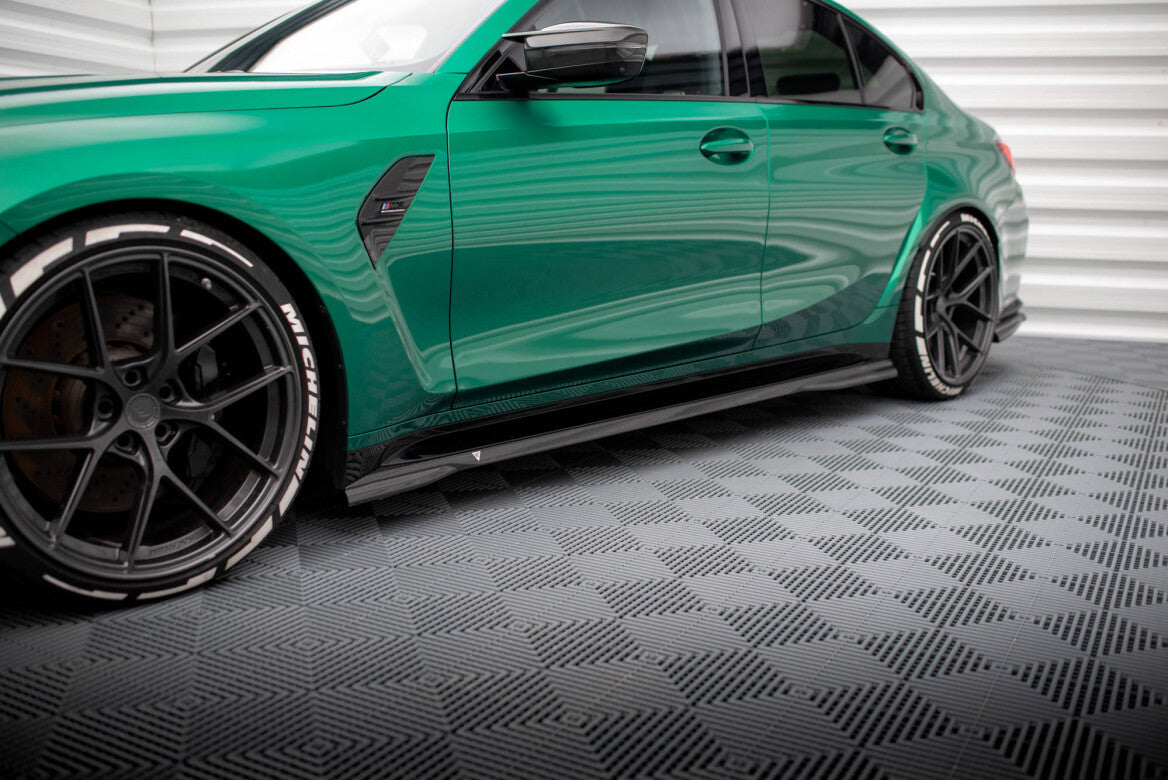 Carbon Fiber Seitenschweller für BMW M3 G80 Maxton Design