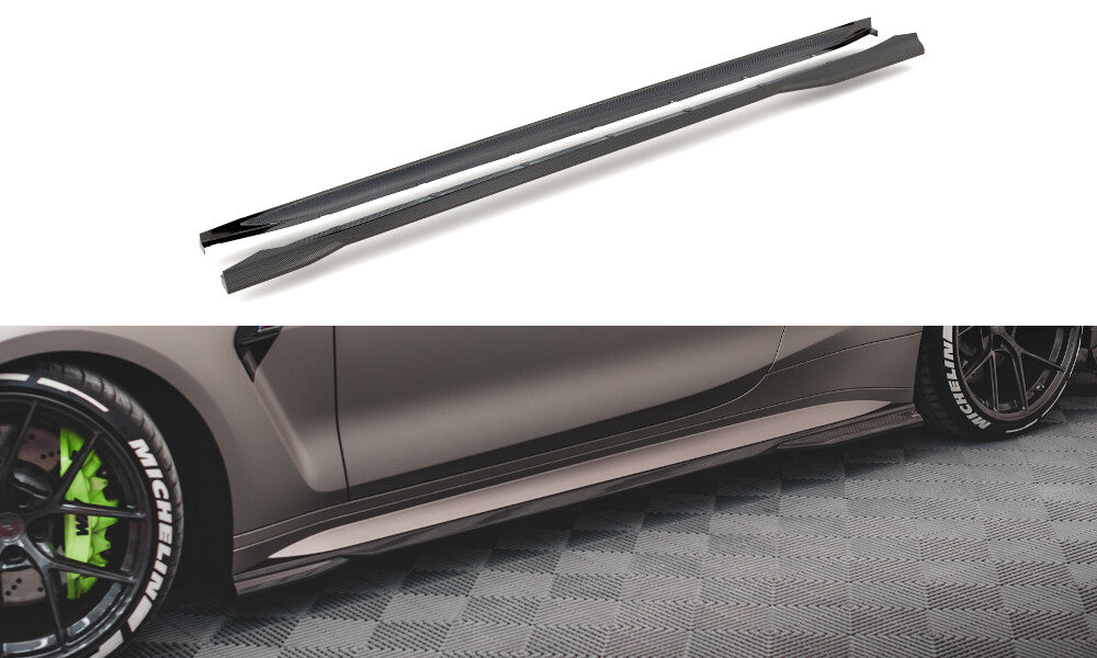 Carbon Fiber Seitenschweller für BMW M4 G82 Maxton Design