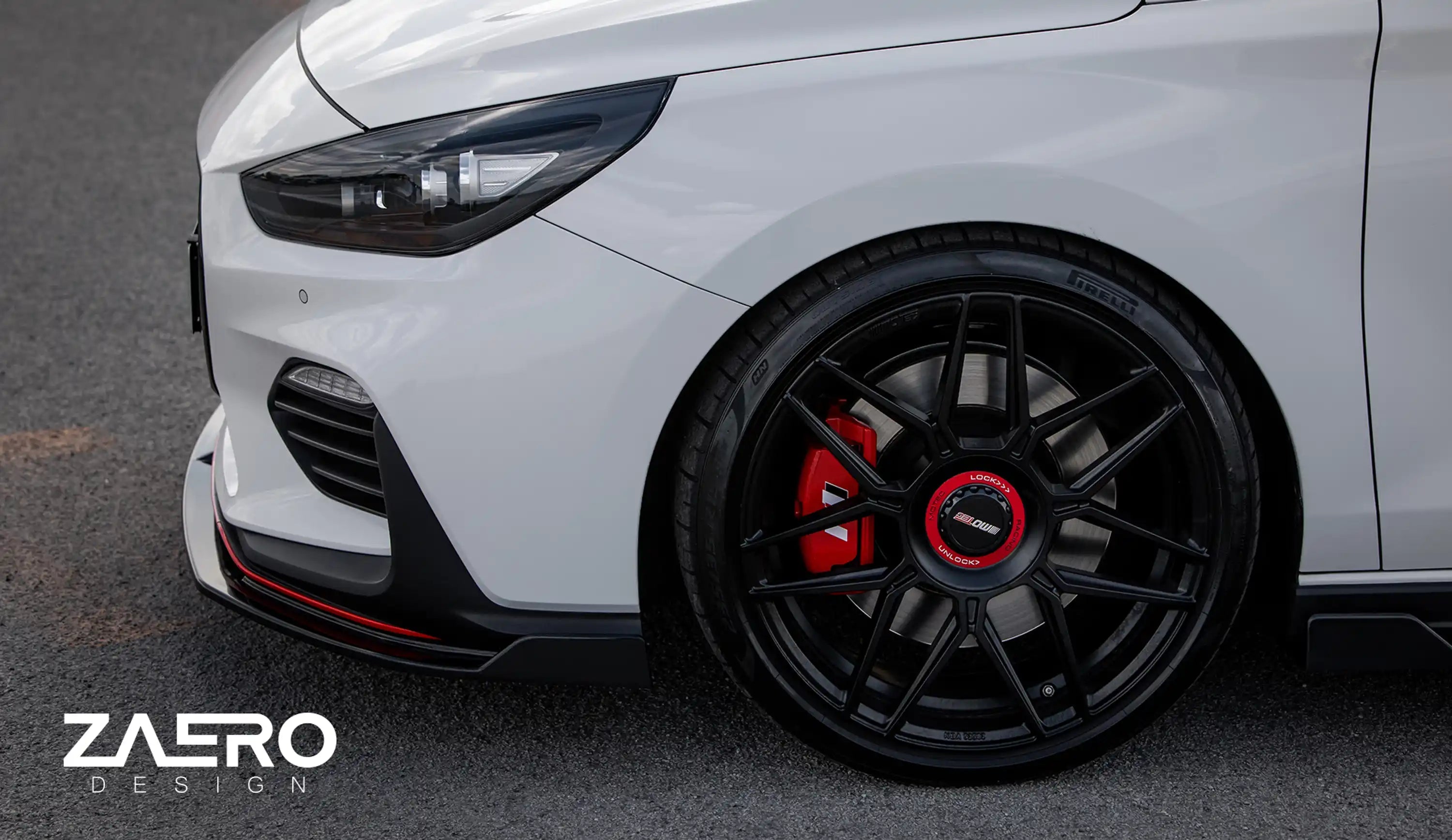 Frontlippe für Hyundai I30N V.1 Zaero-Design
