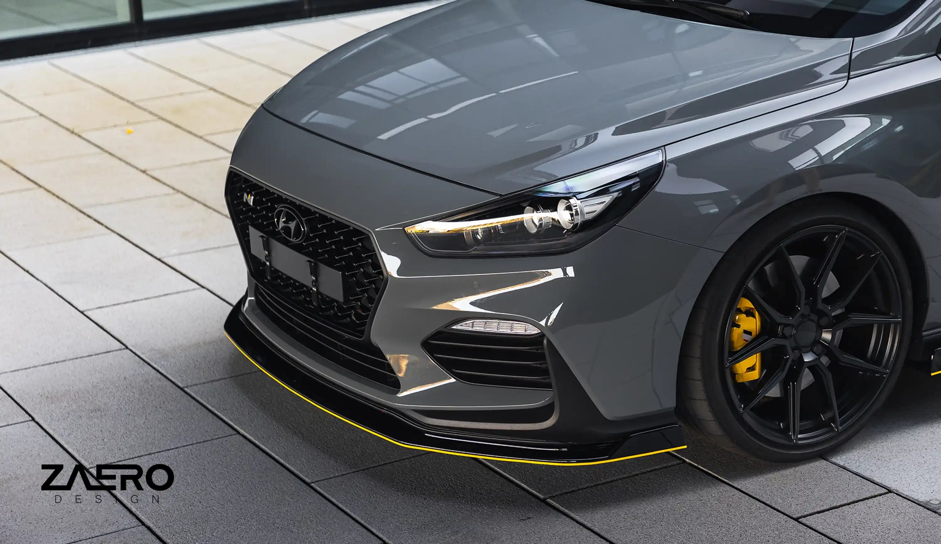 Frontlippe für Hyundai I30N V.1 Zaero-Design