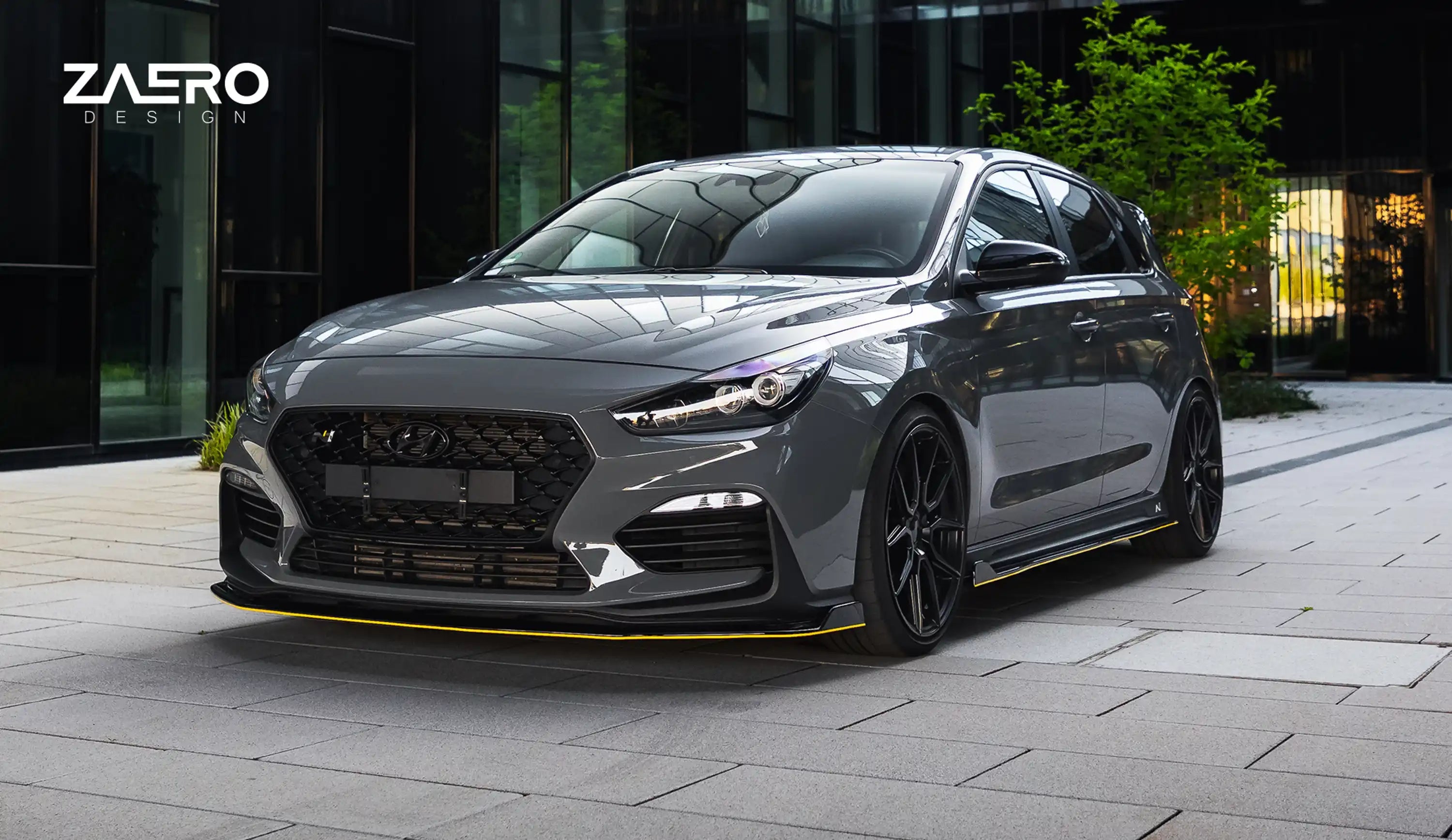 Frontlippe für Hyundai I30N V.1 Zaero-Design