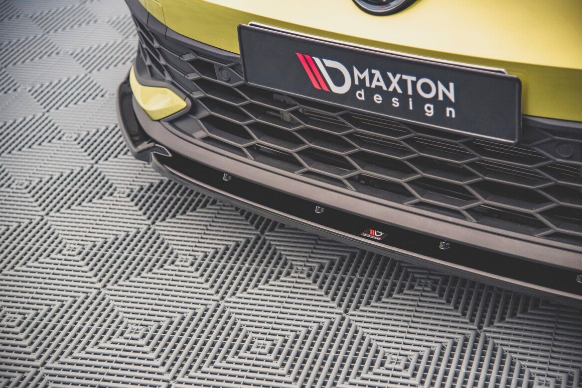 Cup Spoilerlippe Front Ansatz V.1 +Flaps für VW Golf 8 GTI Clubsport Maxton Design